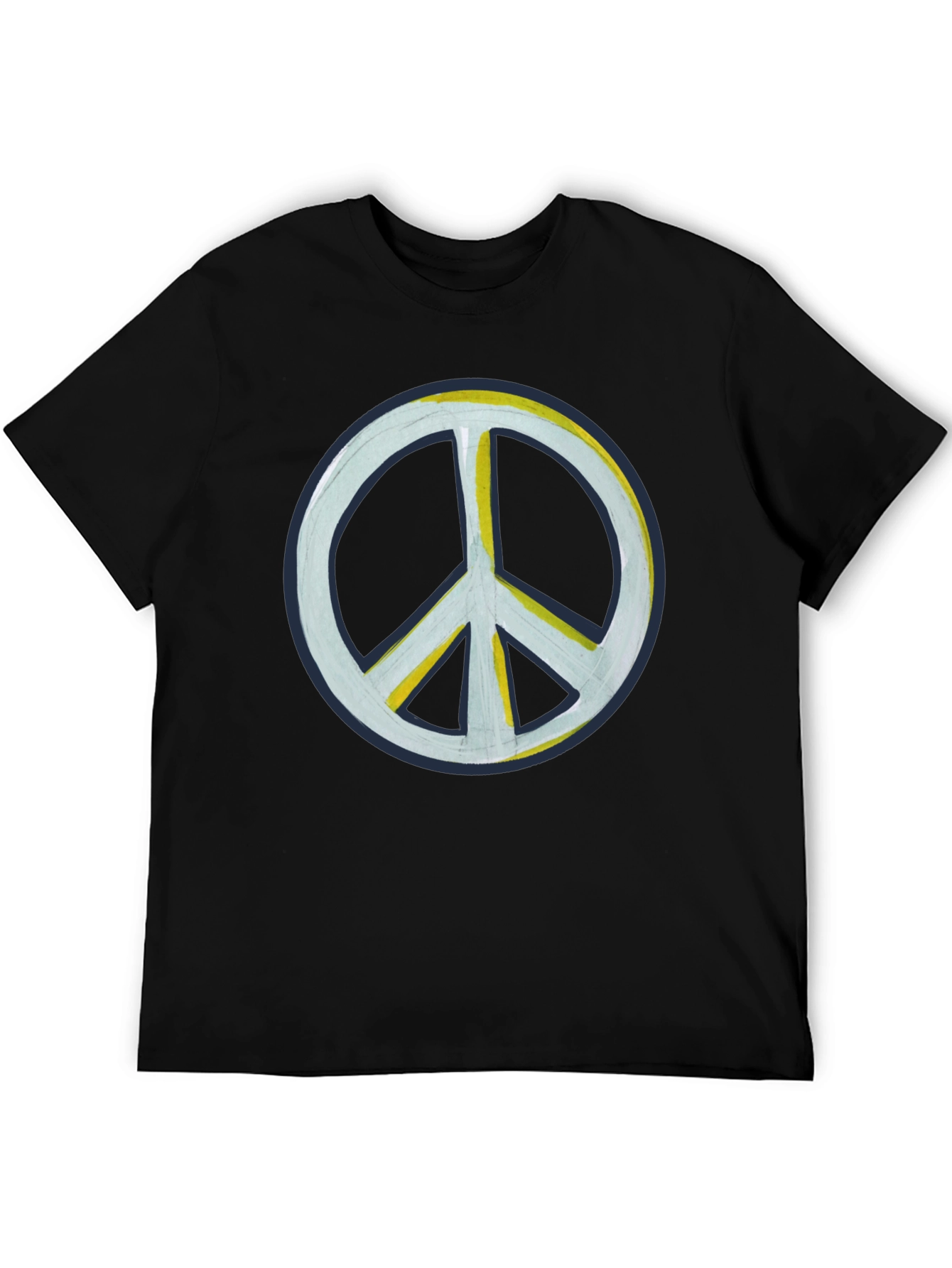 Peace Sign Black T-Shirt - Casual Comfort