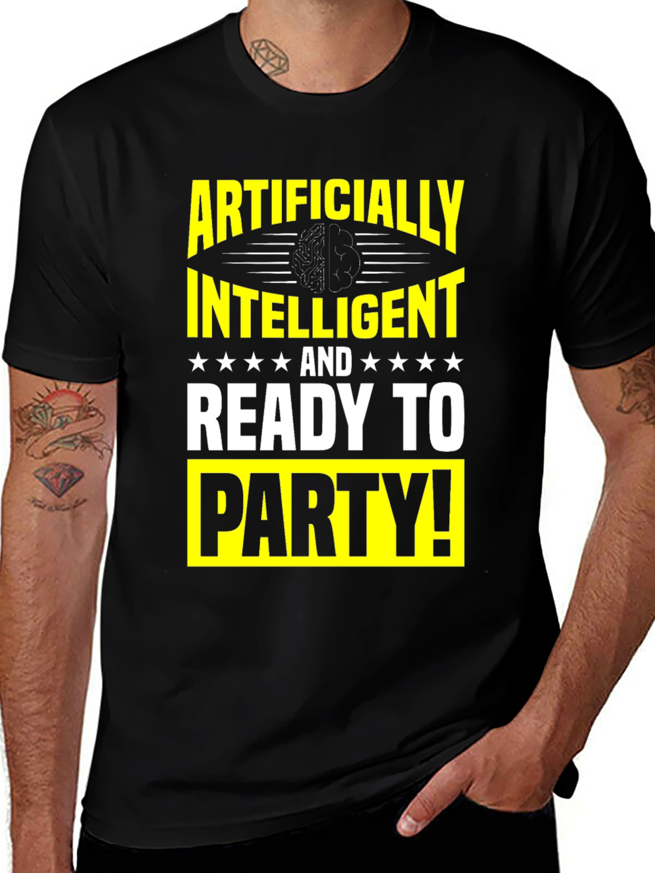 Artificially Intelligent Ready to Party T-Shirt