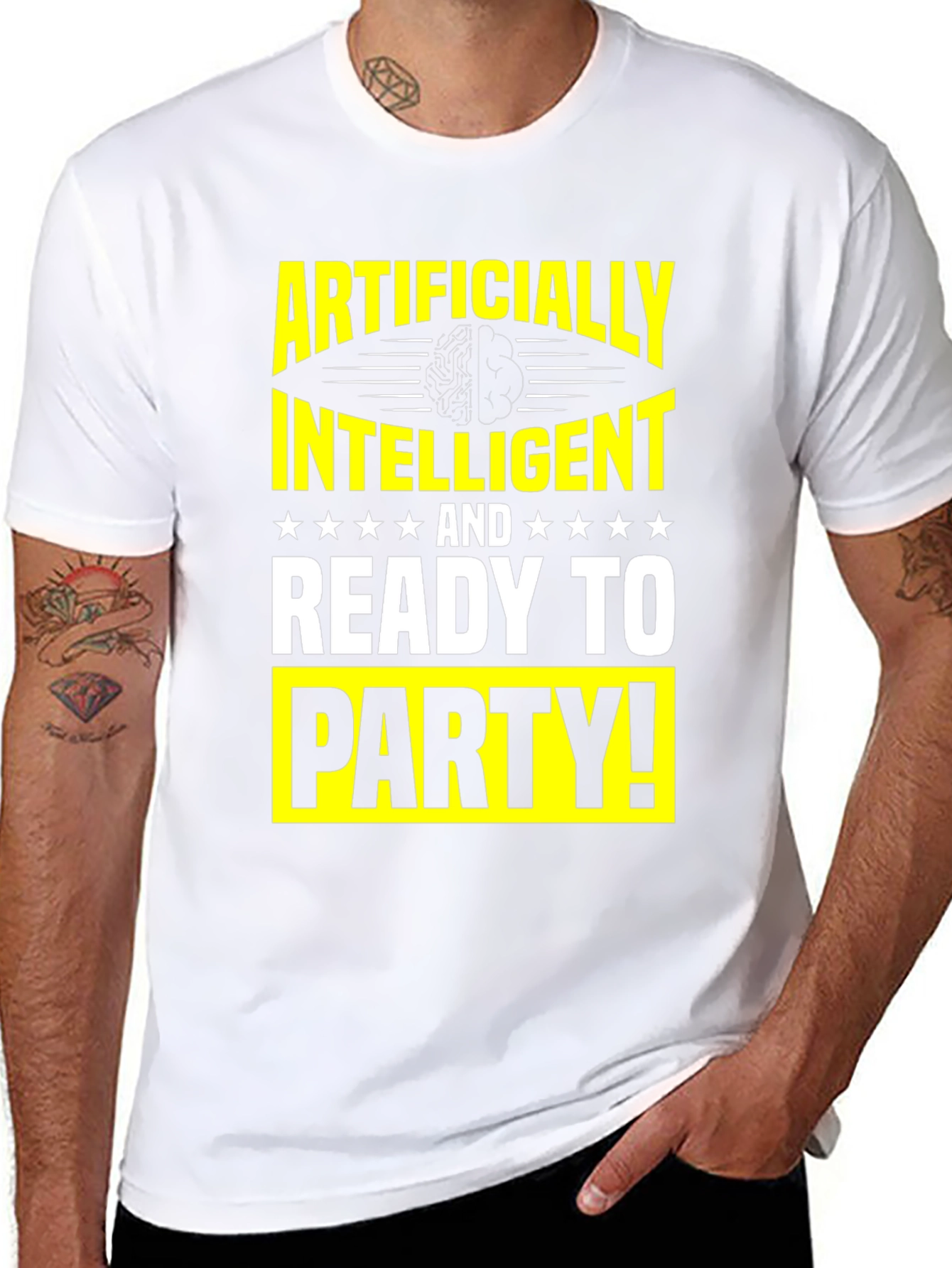 Artificially Intelligent Ready to Party T-Shirt