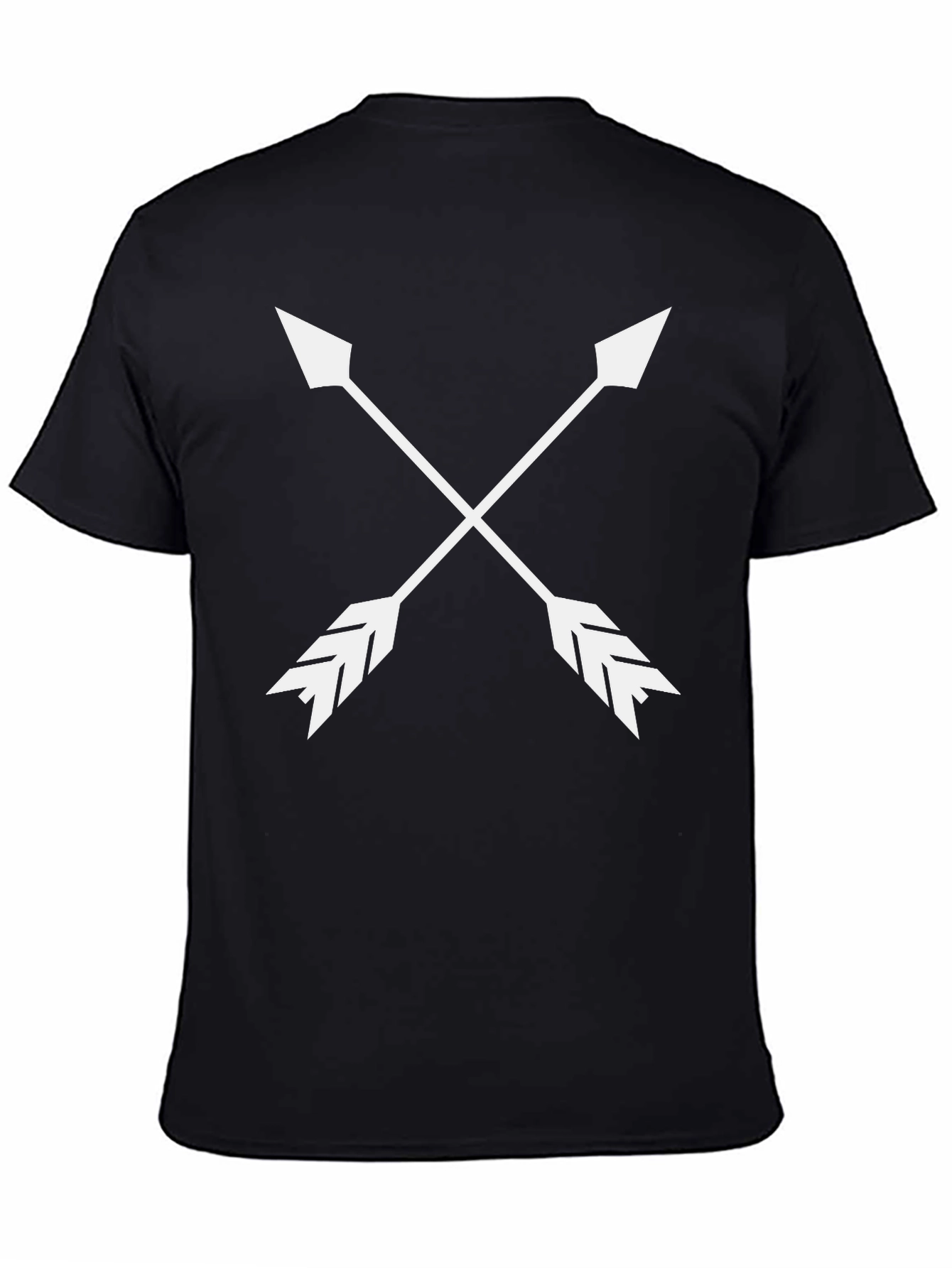 Crossed Arrows Graphic Tee - Black
