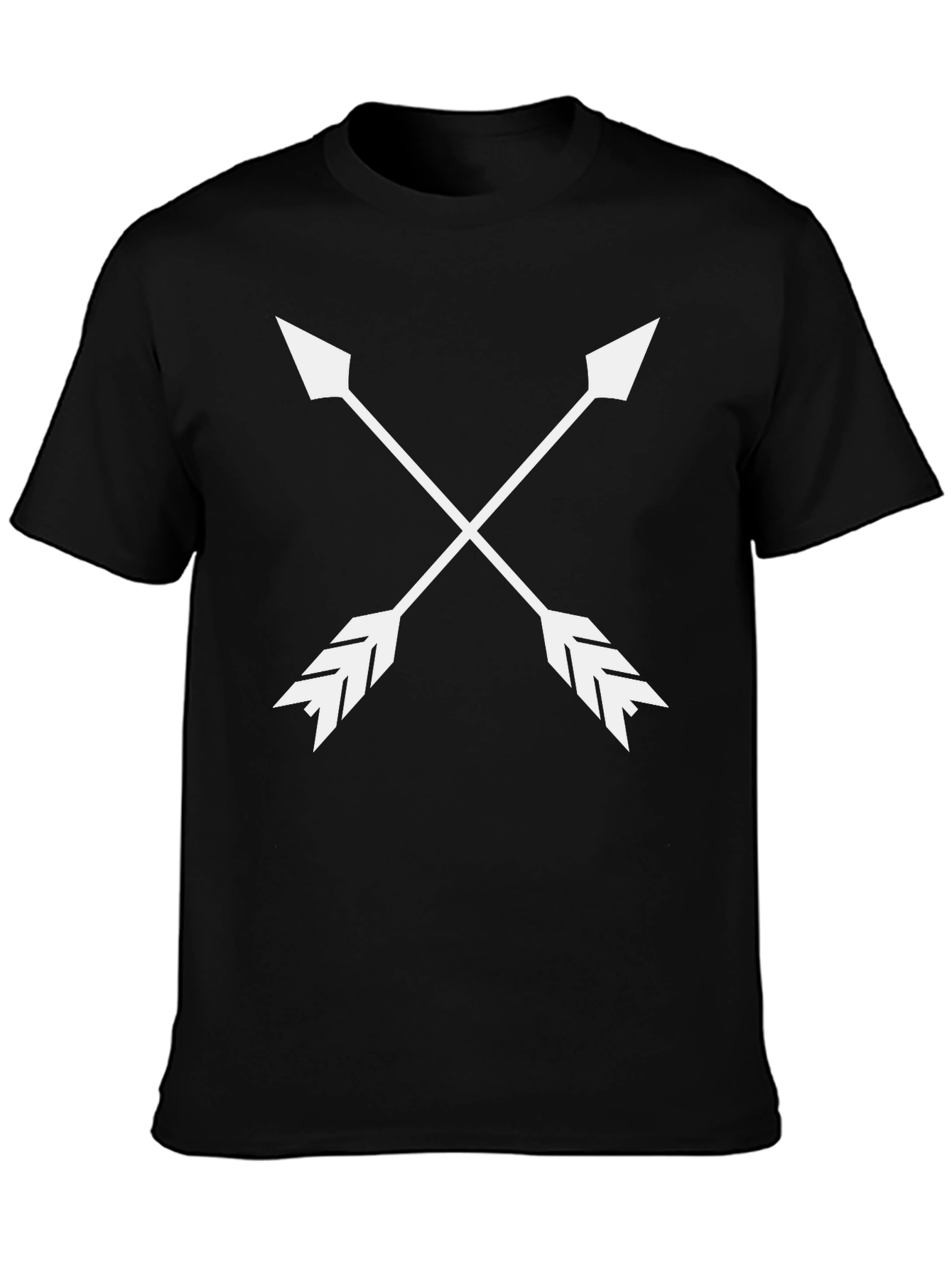 Crossed Arrows Graphic Tee - Black