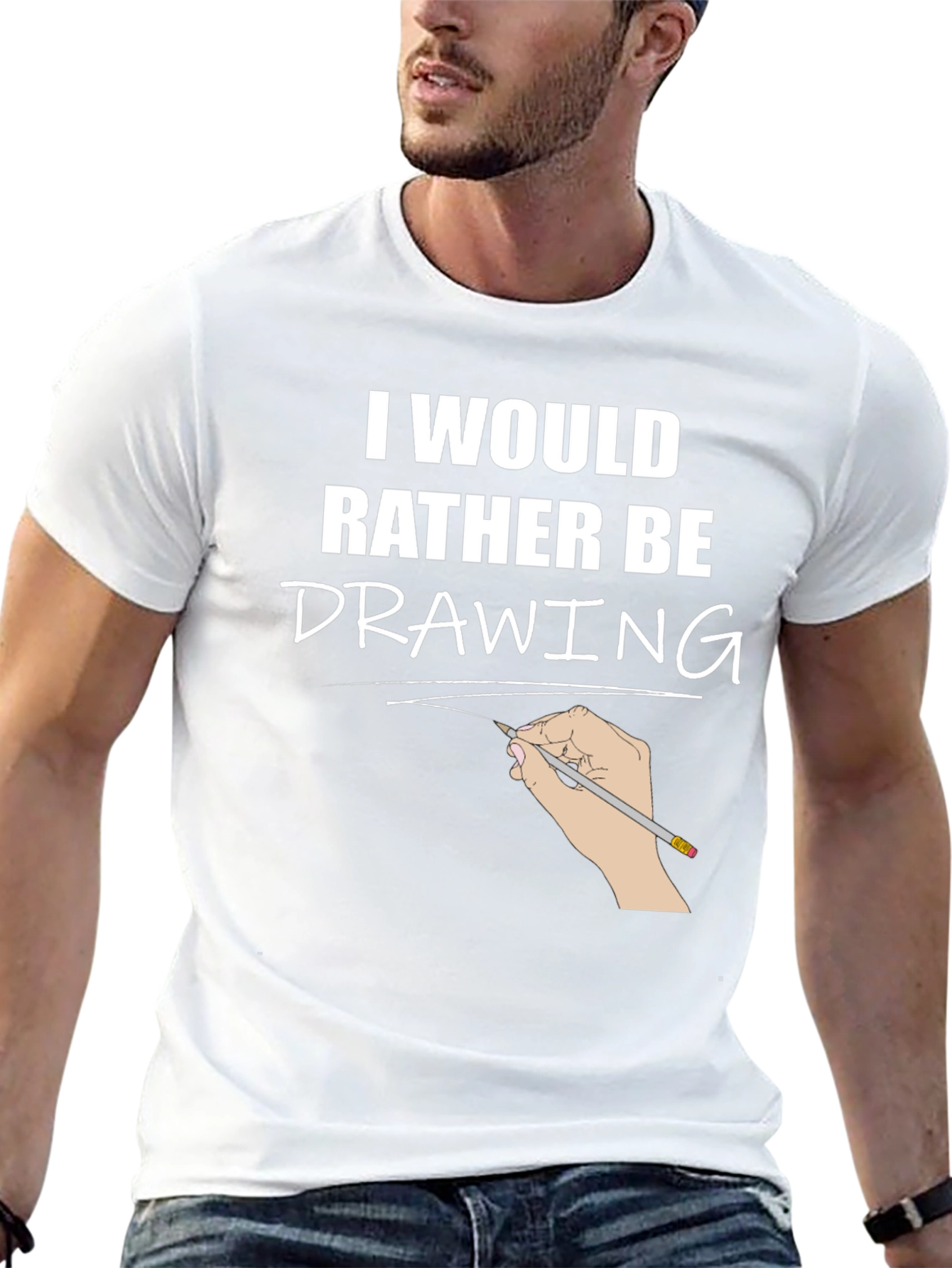 I Would Rather Be Drawing T-Shirt
