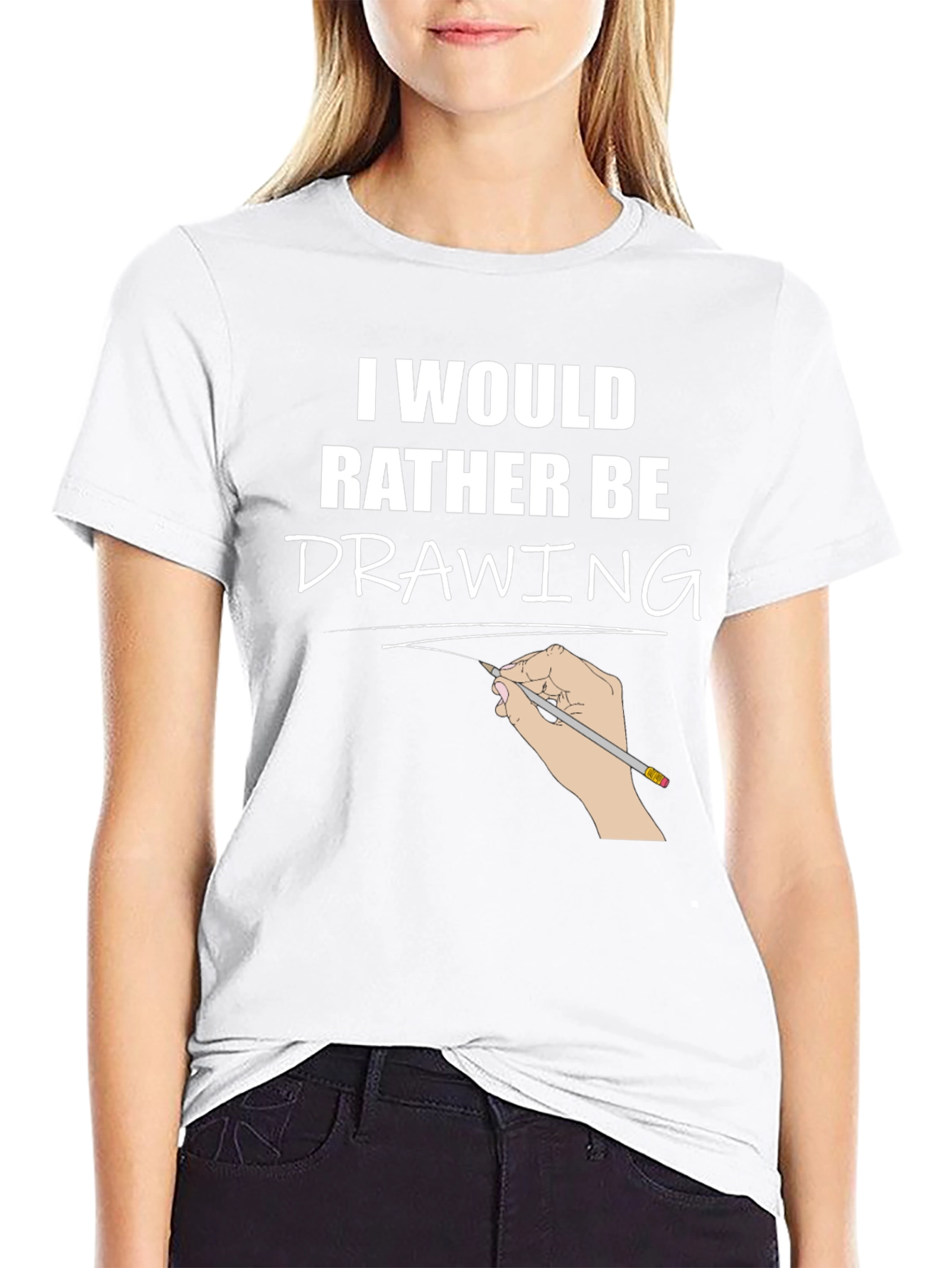 I Would Rather Be Drawing T-Shirt