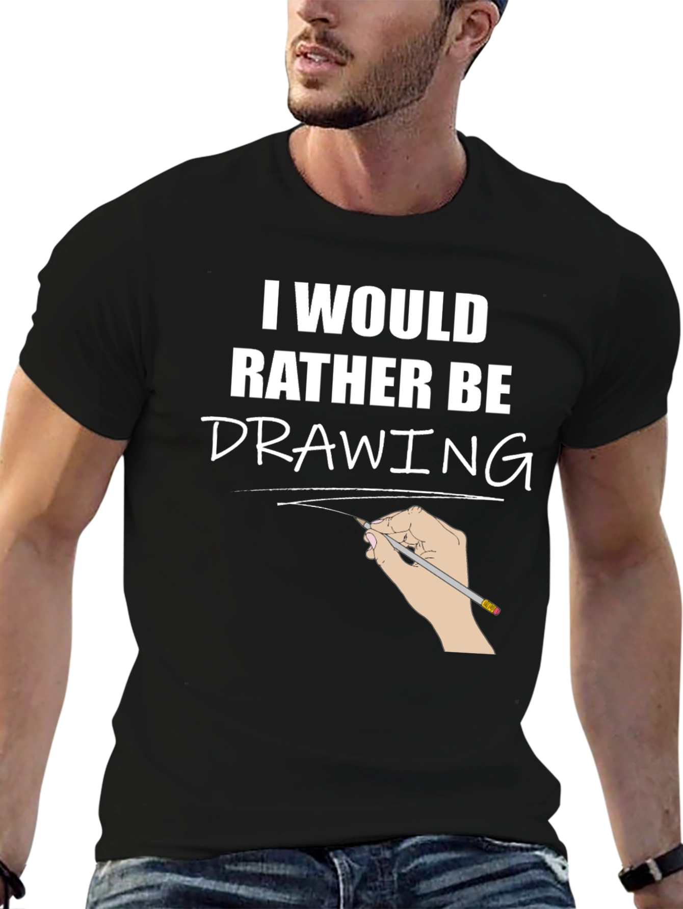 I Would Rather Be Drawing T-Shirt
