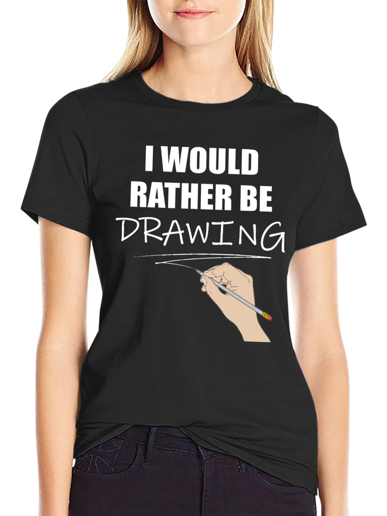 I Would Rather Be Drawing T-Shirt