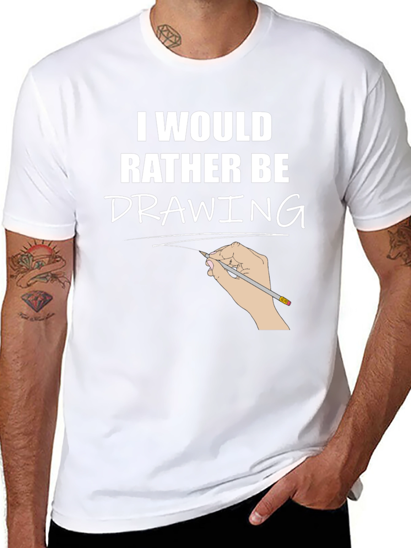 I Would Rather Be Drawing T-Shirt