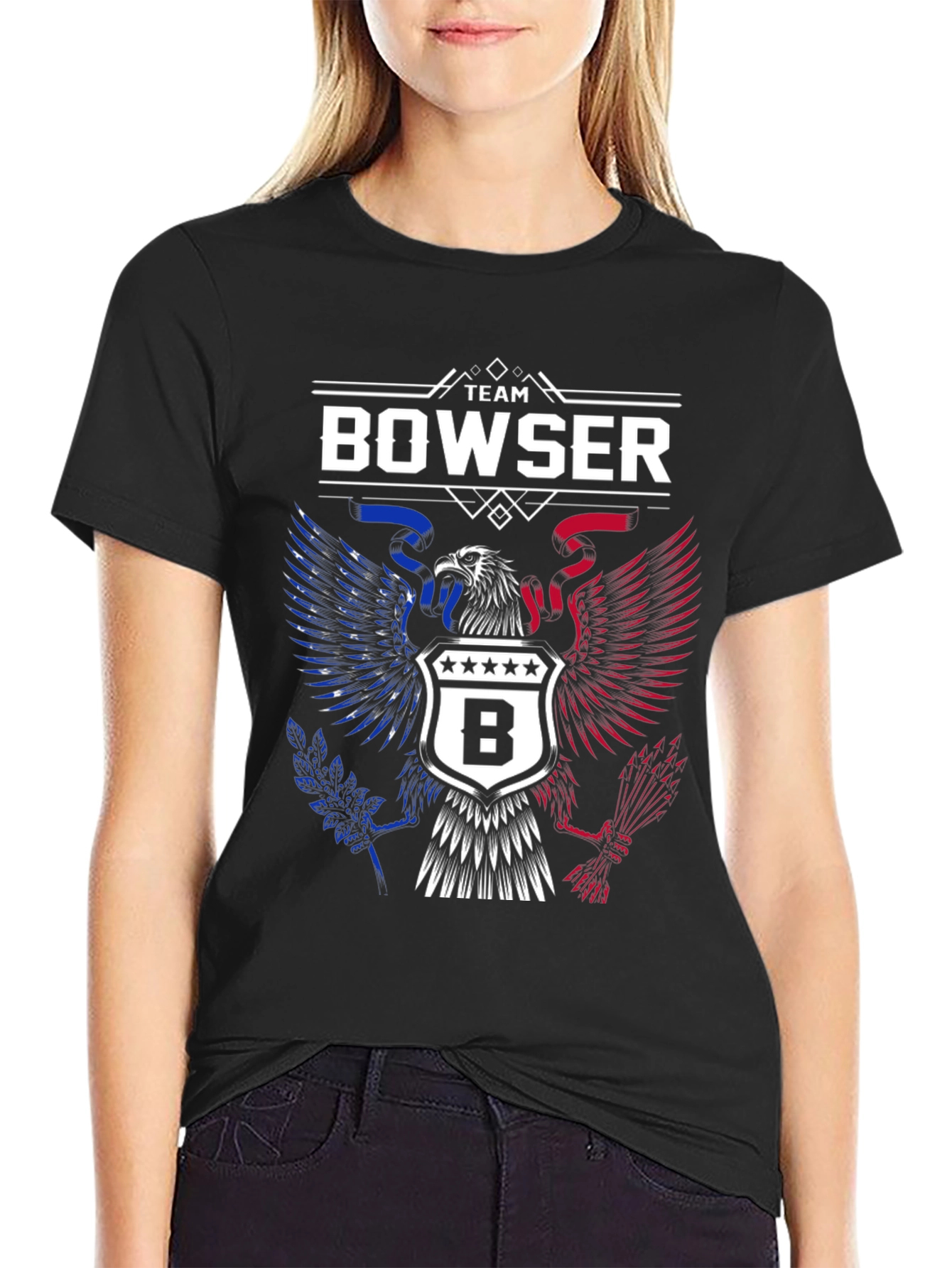 Team Bowser Eagle Graphic T-Shirt