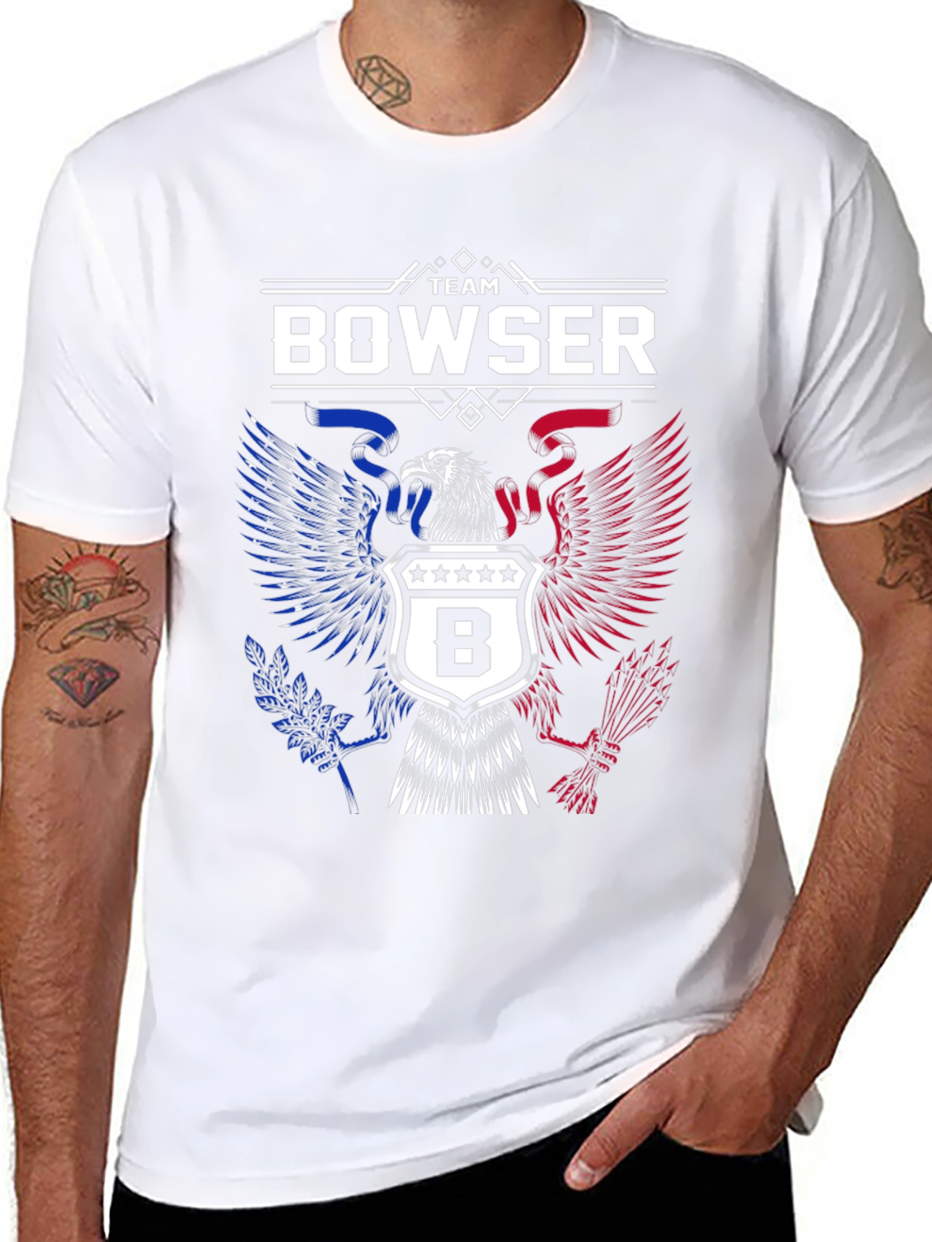 Team Bowser Eagle Graphic T-Shirt