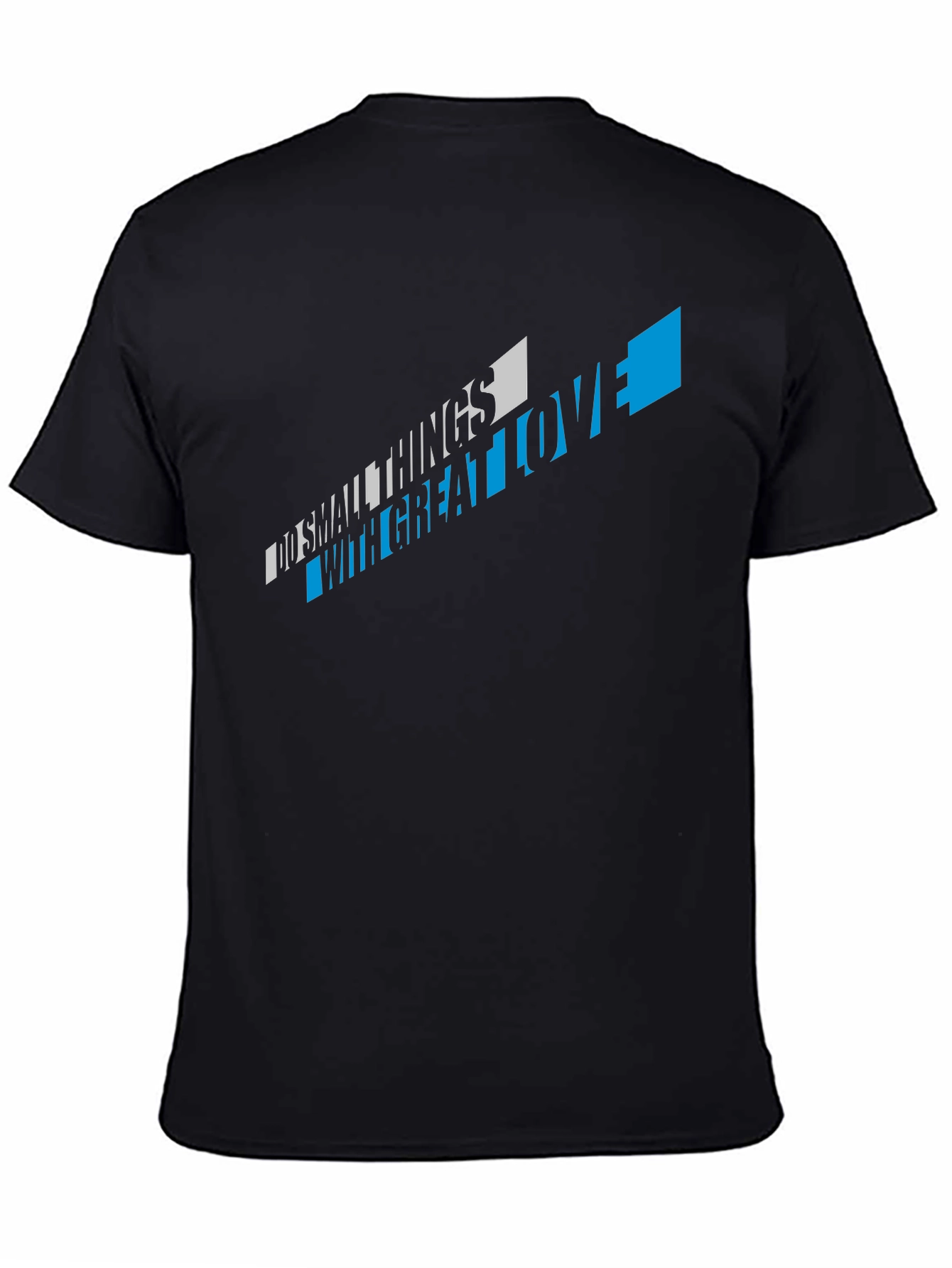 Do Small Things T-Shirt - Black Graphic Tee