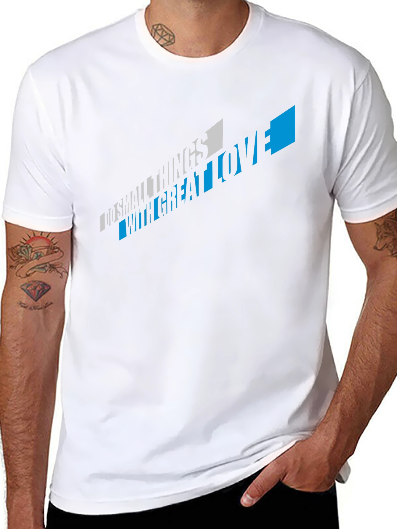Do Small Things T-Shirt - Black Graphic Tee
