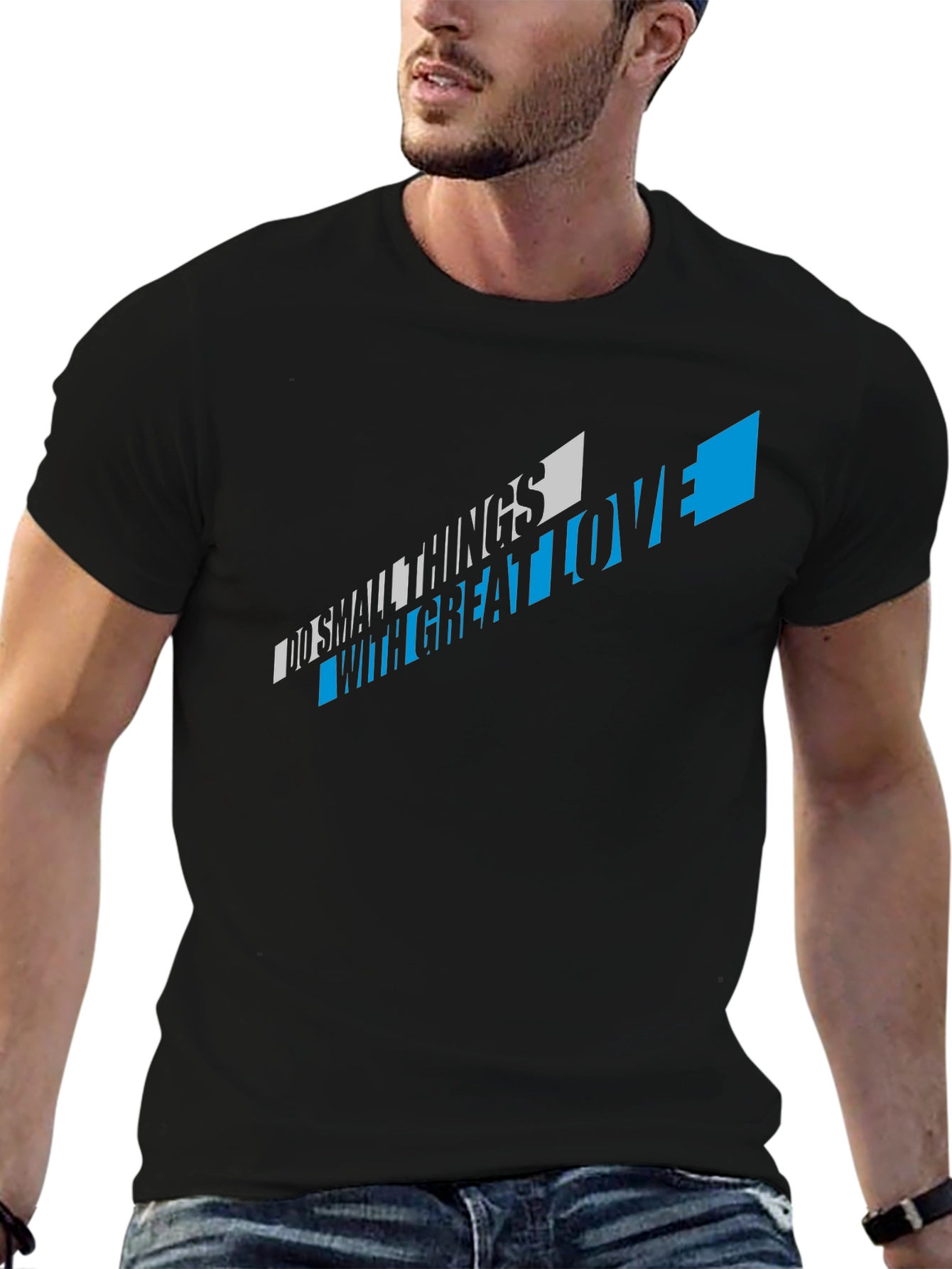 Do Small Things T-Shirt - Black Graphic Tee