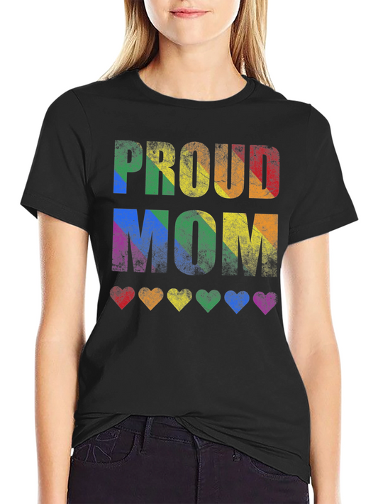 Proud Mom LGBT Pride T-Shirt