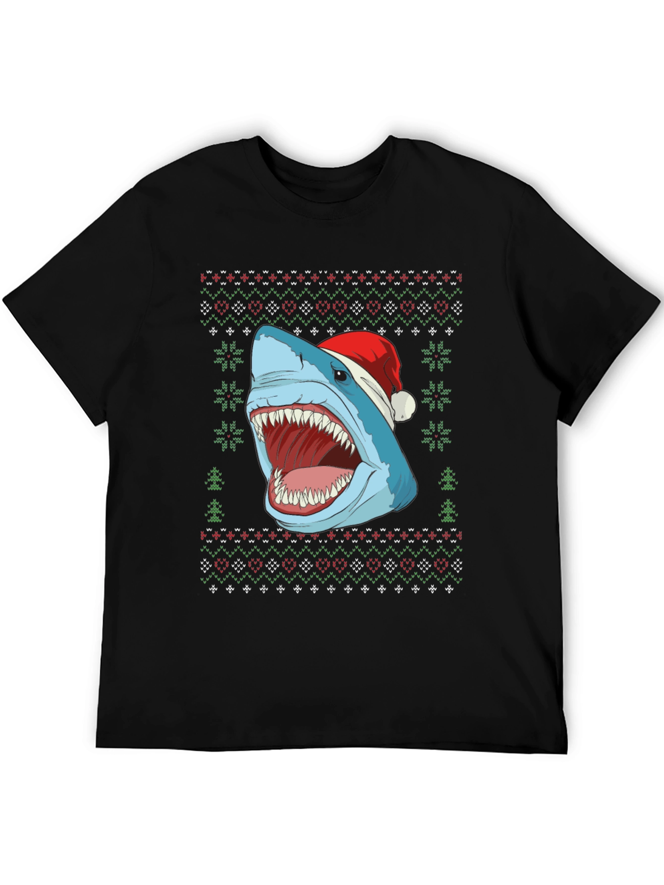Shark Ugly Christmas Sweater T-Shirt