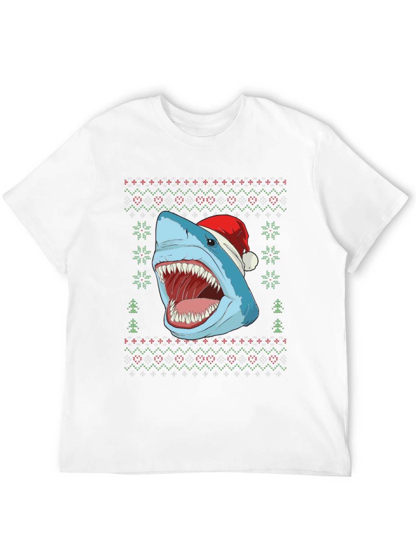 Shark Ugly Christmas Sweater T-Shirt