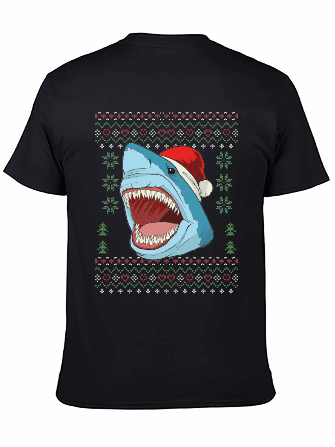 Shark Ugly Christmas Sweater T-Shirt