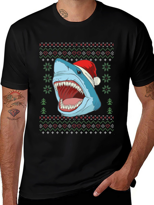 Shark Ugly Christmas Sweater T-Shirt