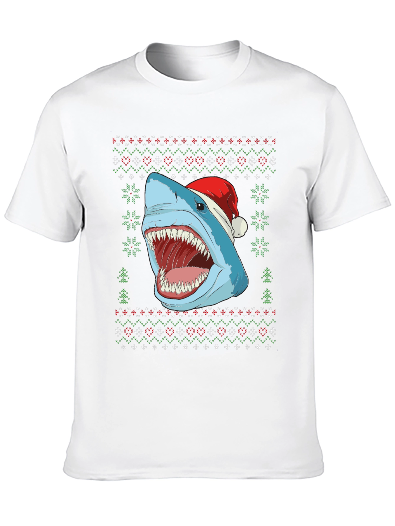 Shark Ugly Christmas Sweater T-Shirt