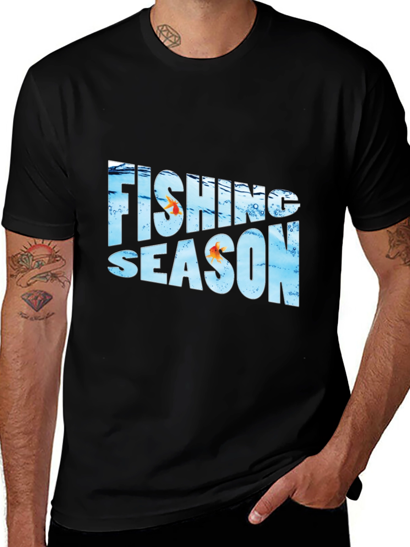 Fishing Season Graphic Tee - Unique Design
