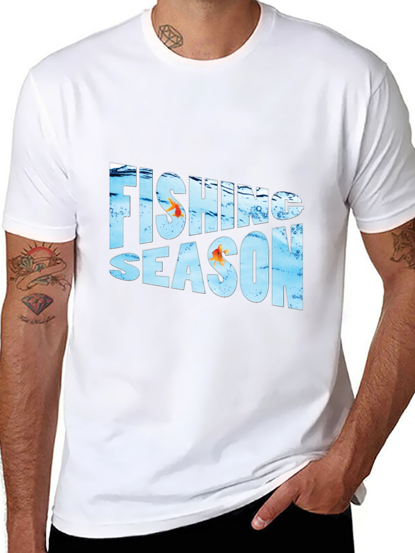 Fishing Season Graphic Tee - Unique Design