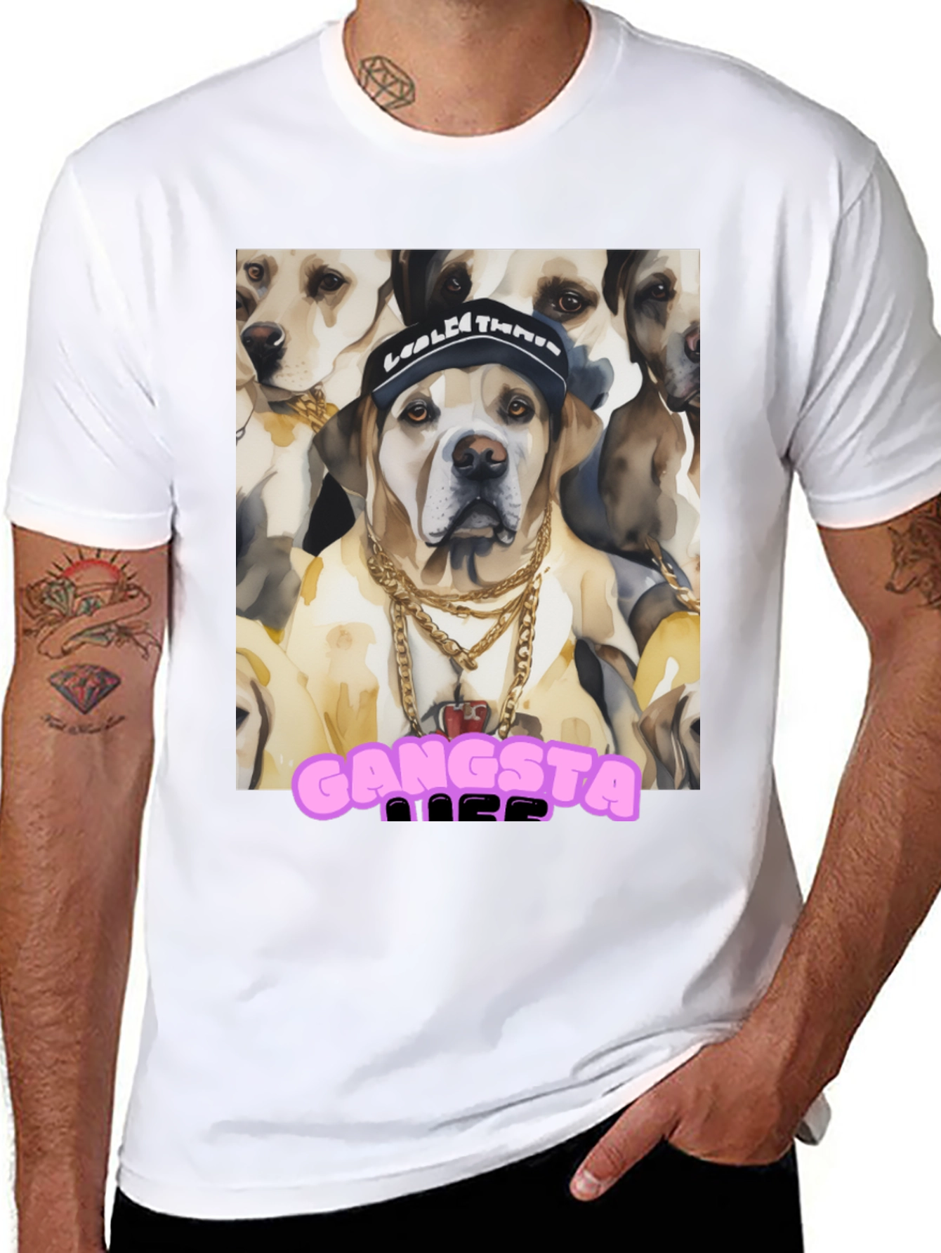 Gangsta Dog Tee - Cool Canine Crew