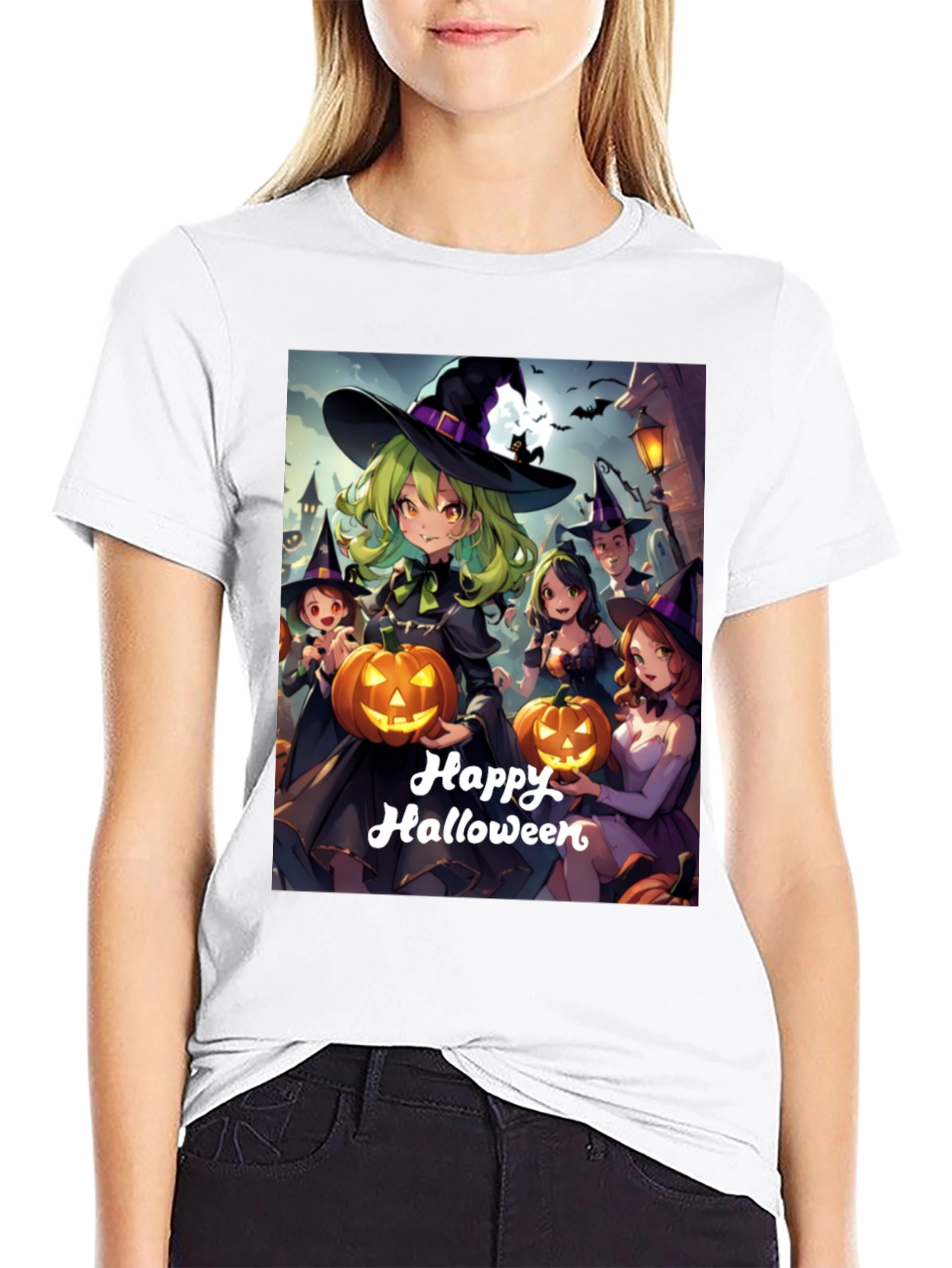 Halloween Witch Graphic Tee