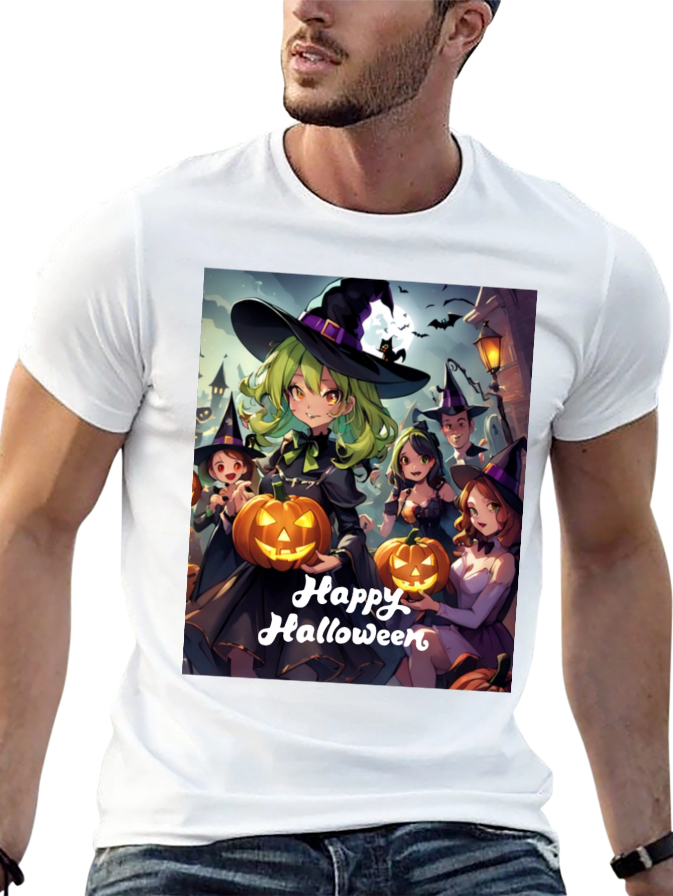 Halloween Witch Graphic Tee