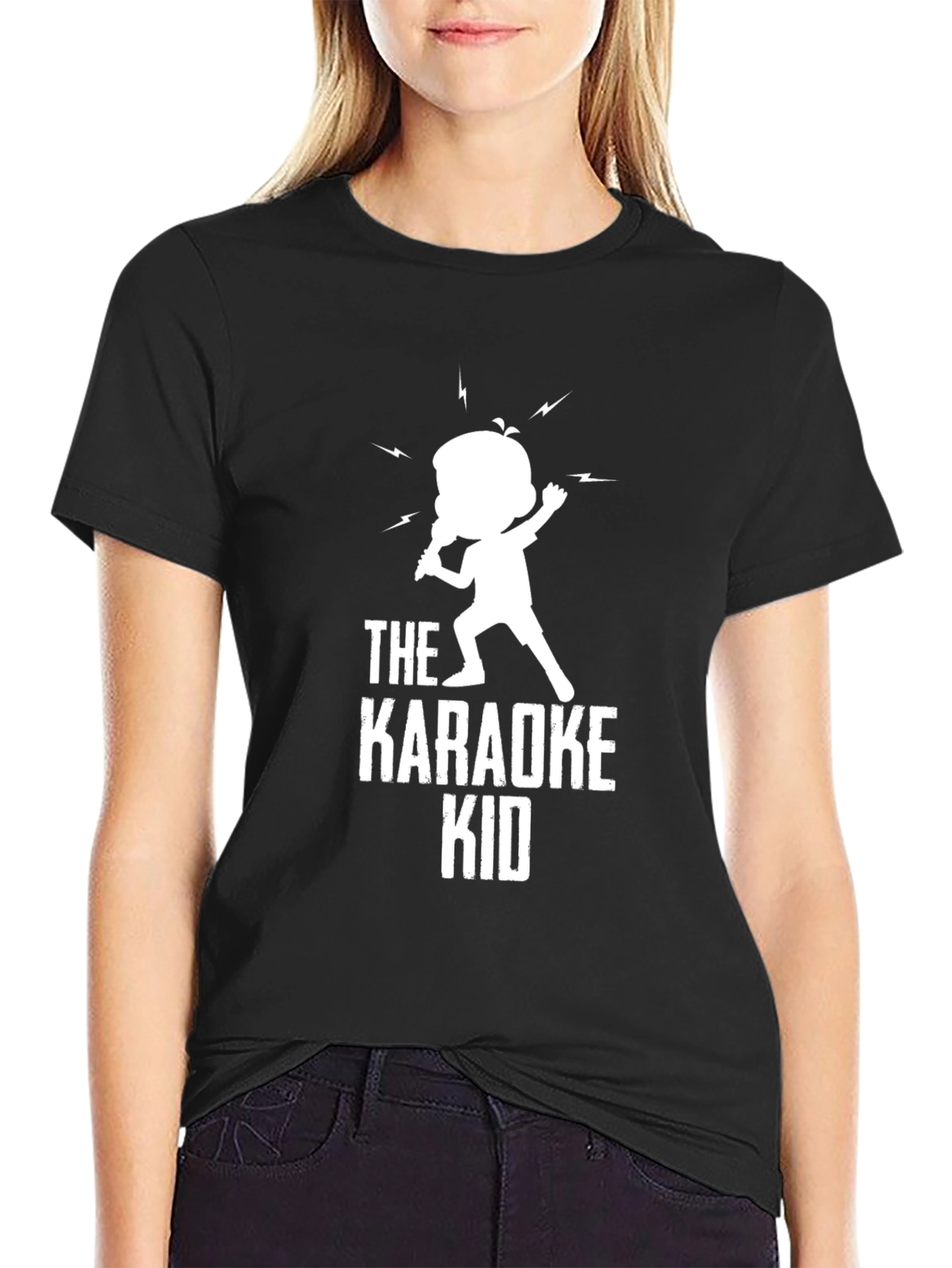 The Karaoke Kid Black Graphic Tee