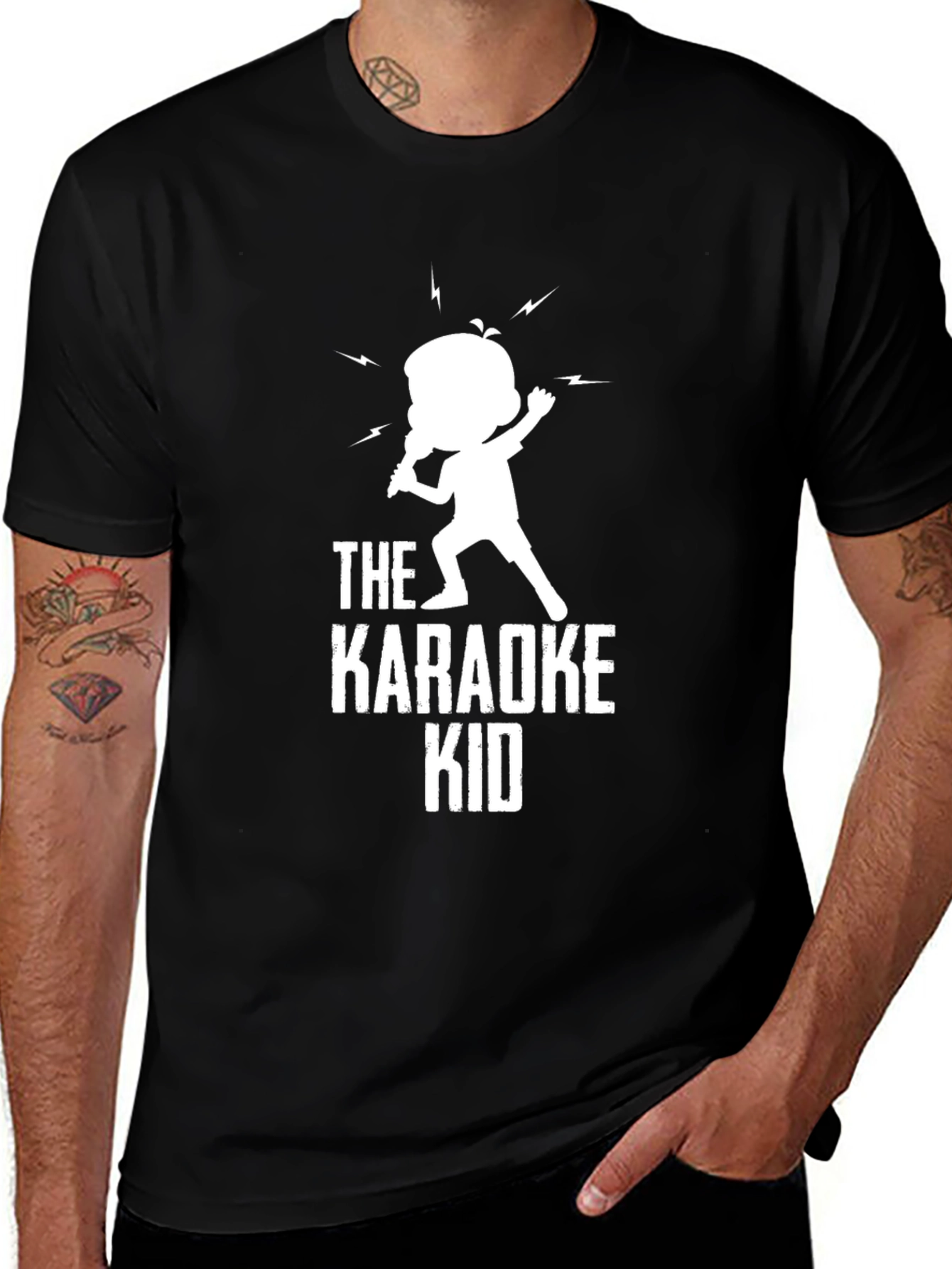 The Karaoke Kid Black Graphic Tee