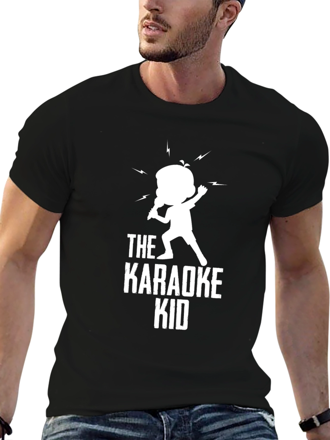 The Karaoke Kid Black Graphic Tee