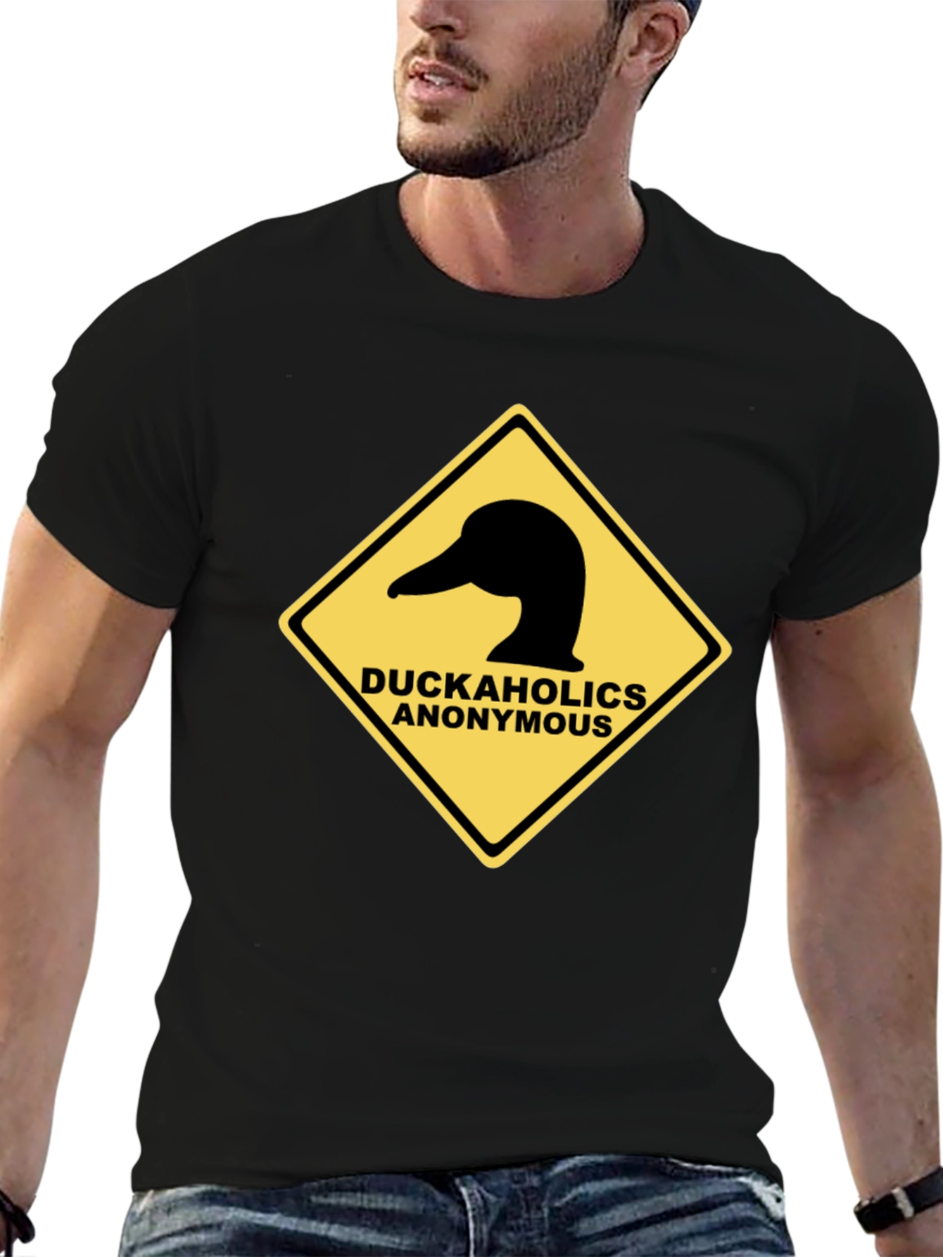 Duckaholics Anonymous Black T-Shirt