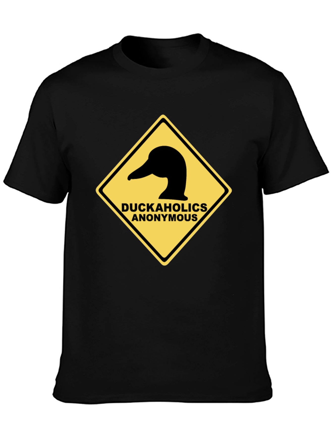 Duckaholics Anonymous Black T-Shirt