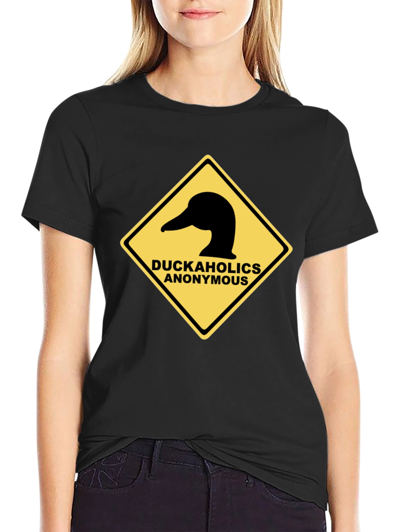 Duckaholics Anonymous Black T-Shirt