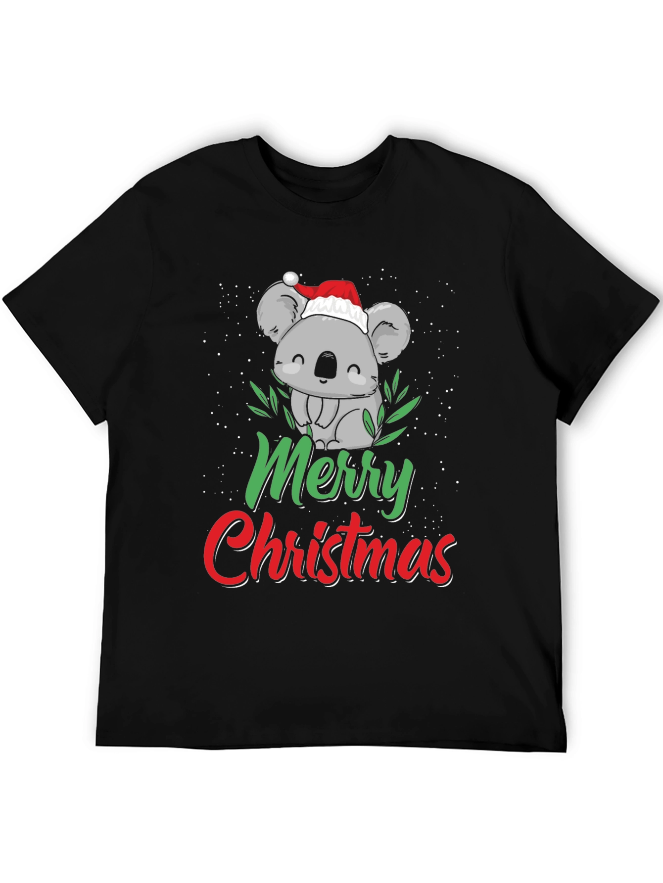 Cute Koala Merry Christmas T-Shirt - Holiday Apparel