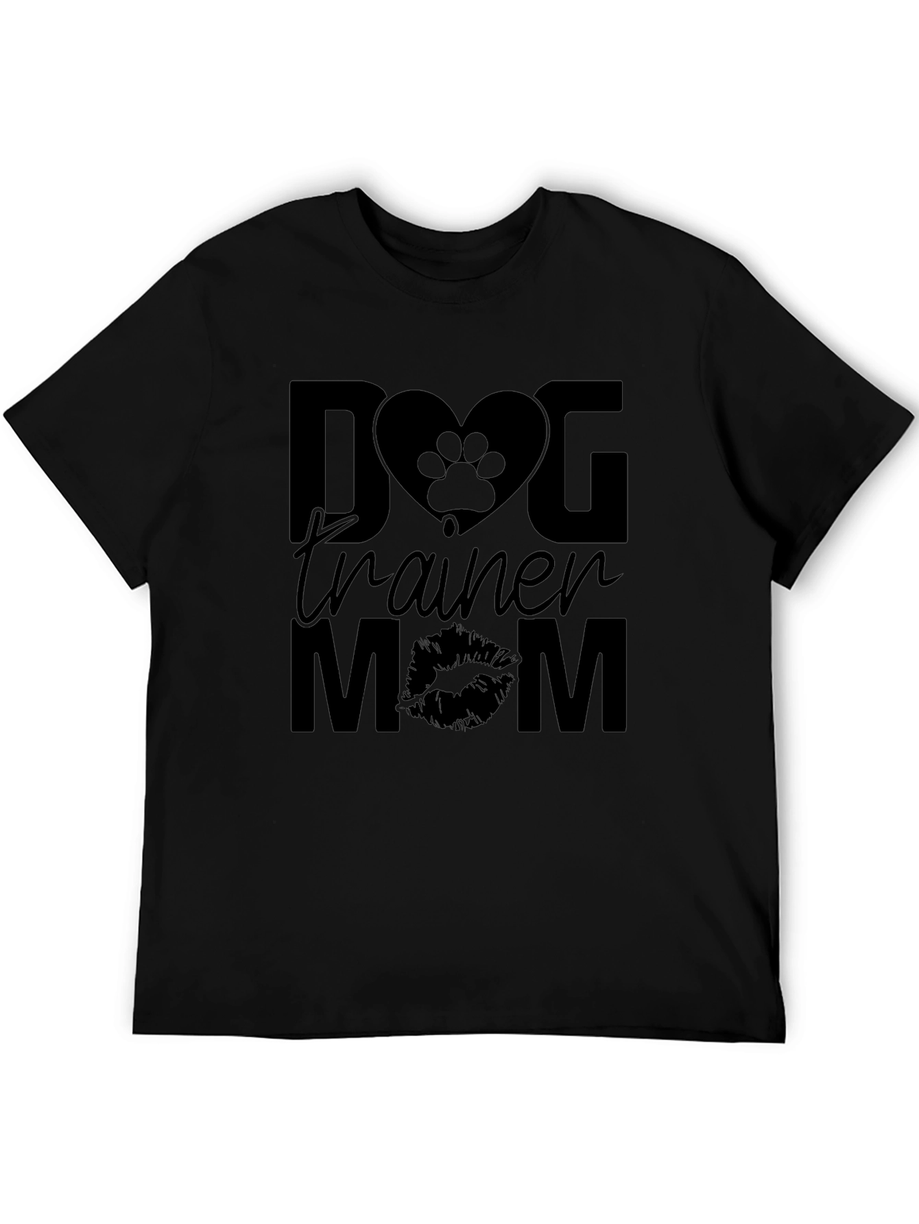 Dog Trainer Mom Black T-Shirt