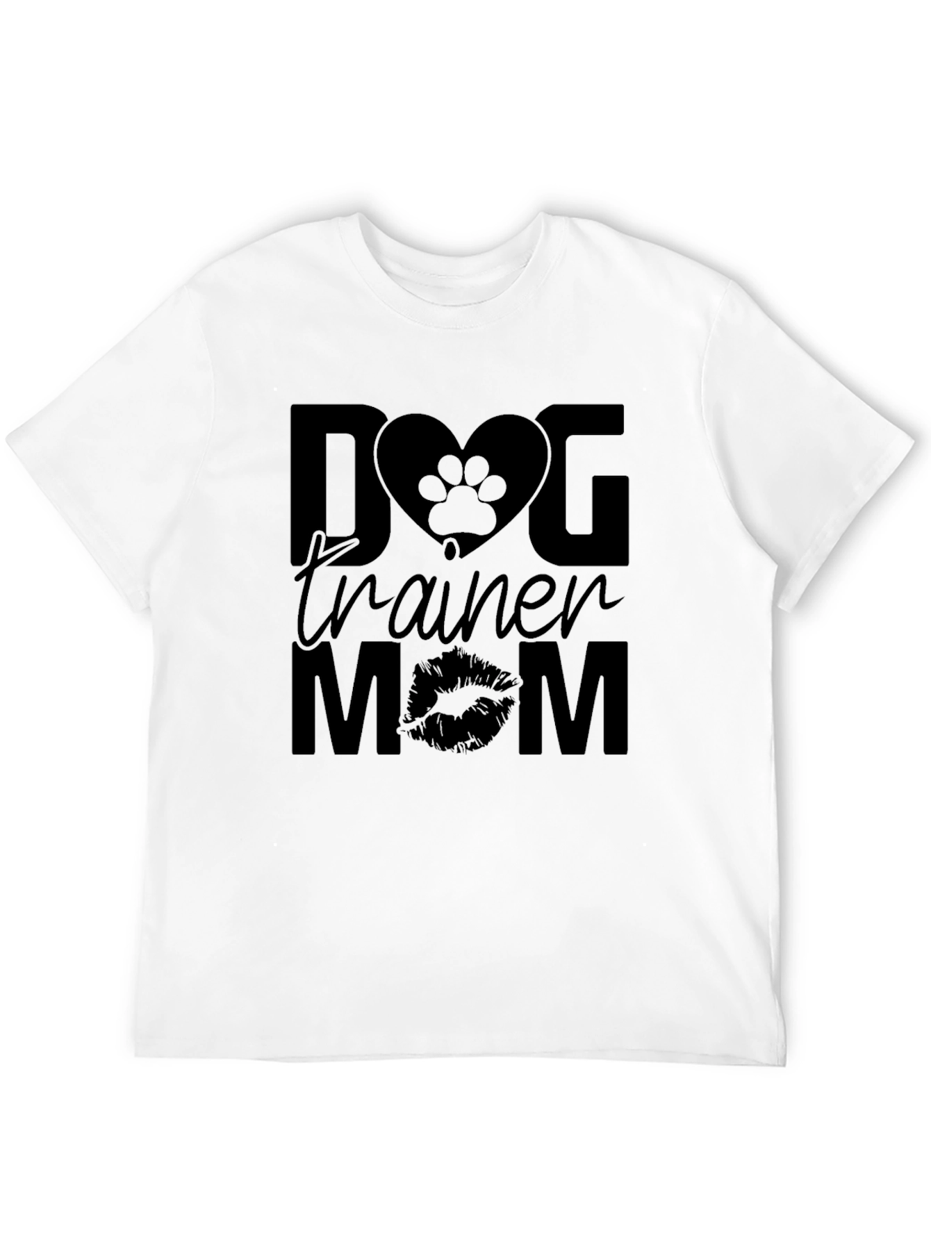 Dog Trainer Mom Black T-Shirt