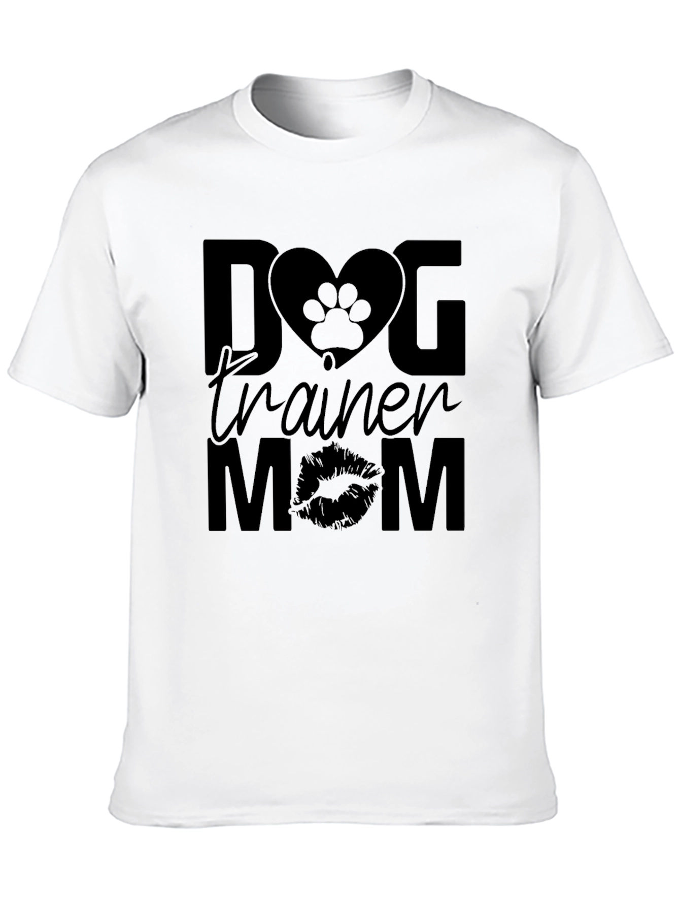 Dog Trainer Mom Black T-Shirt