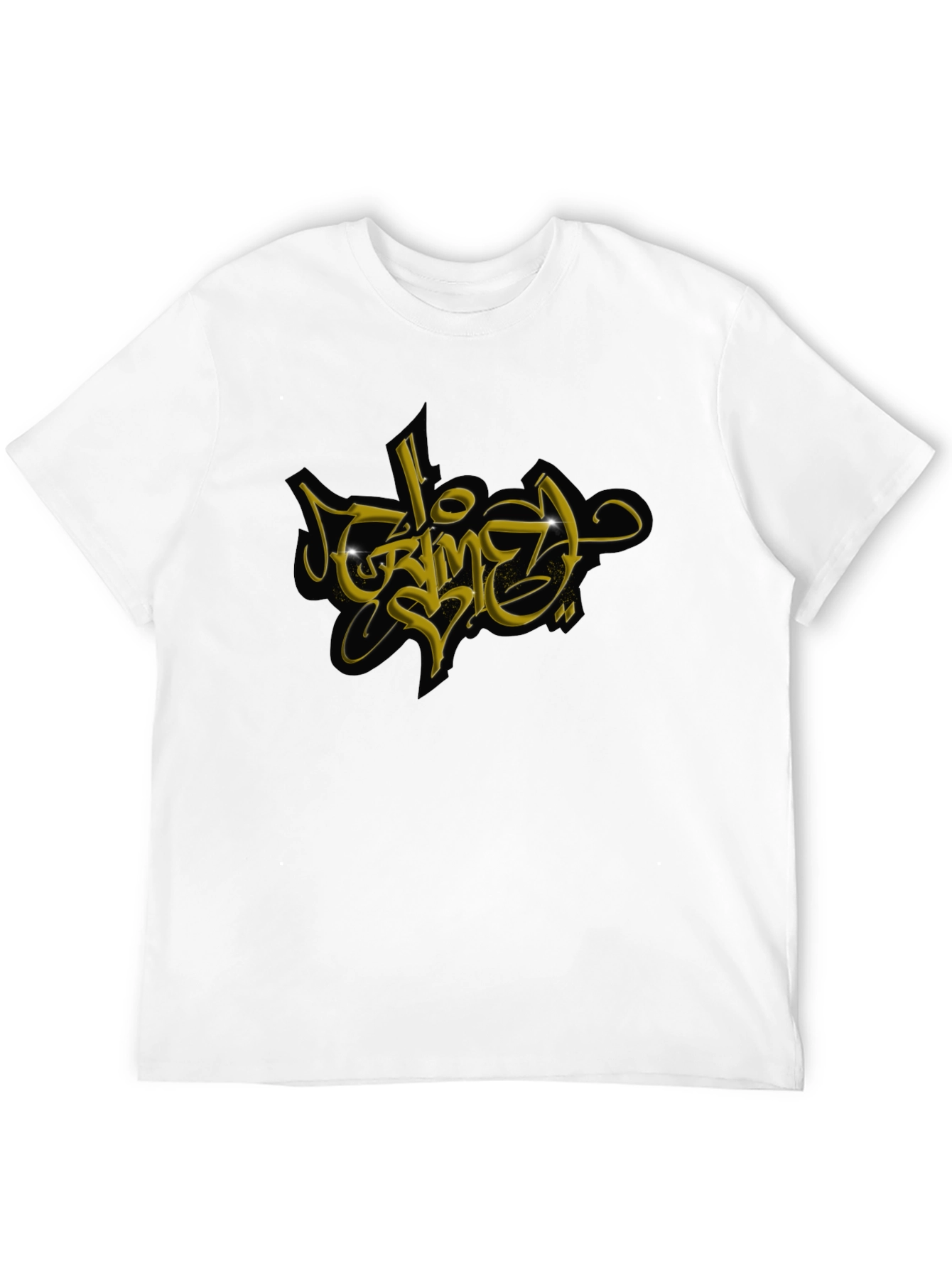 Graffiti Graphic Black T-Shirt