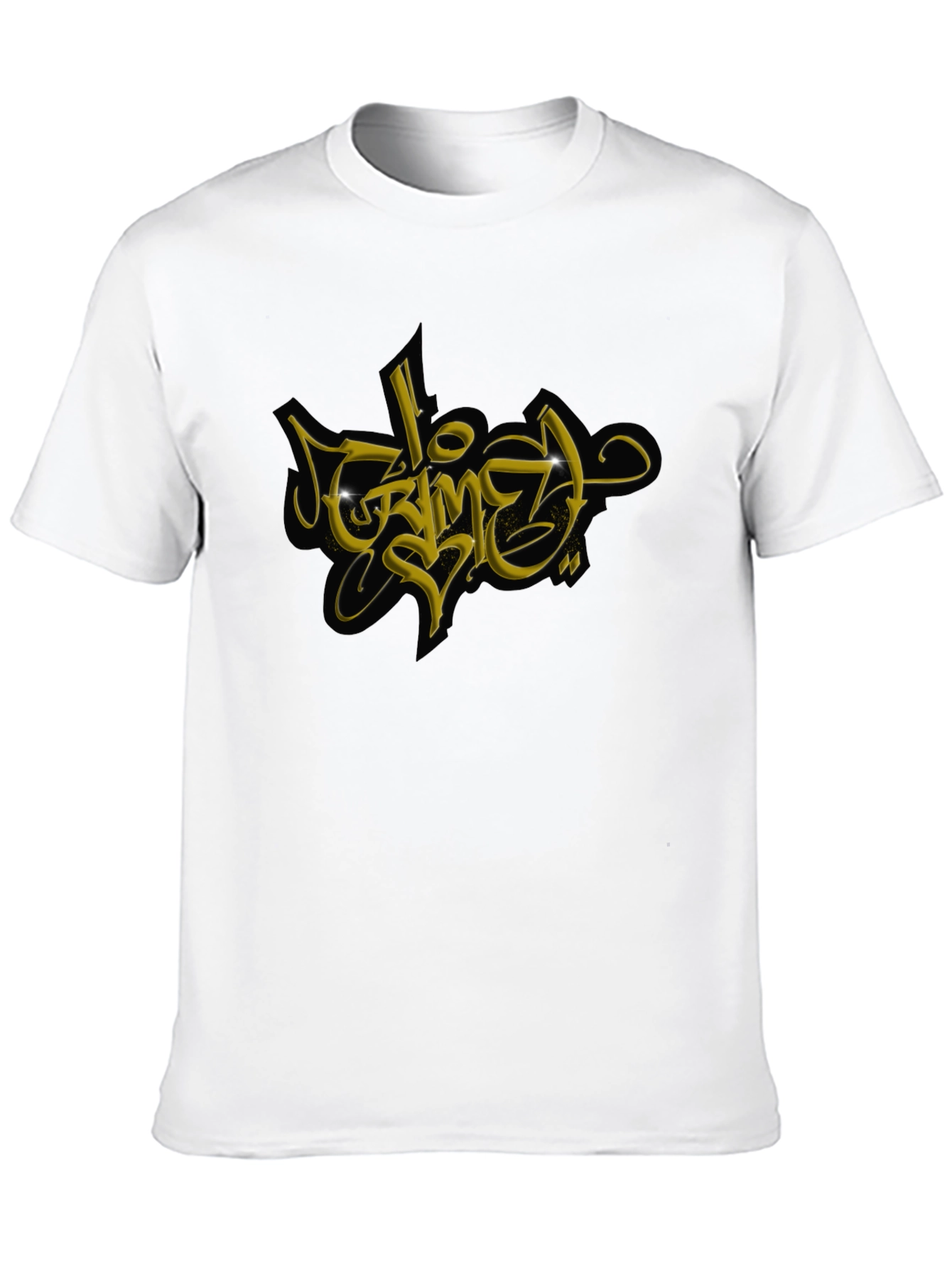 Graffiti Graphic Black T-Shirt