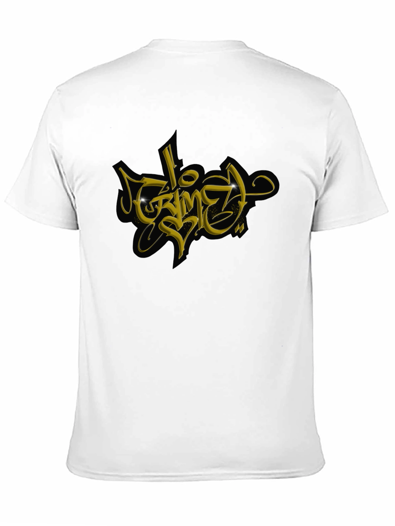 Graffiti Graphic Black T-Shirt