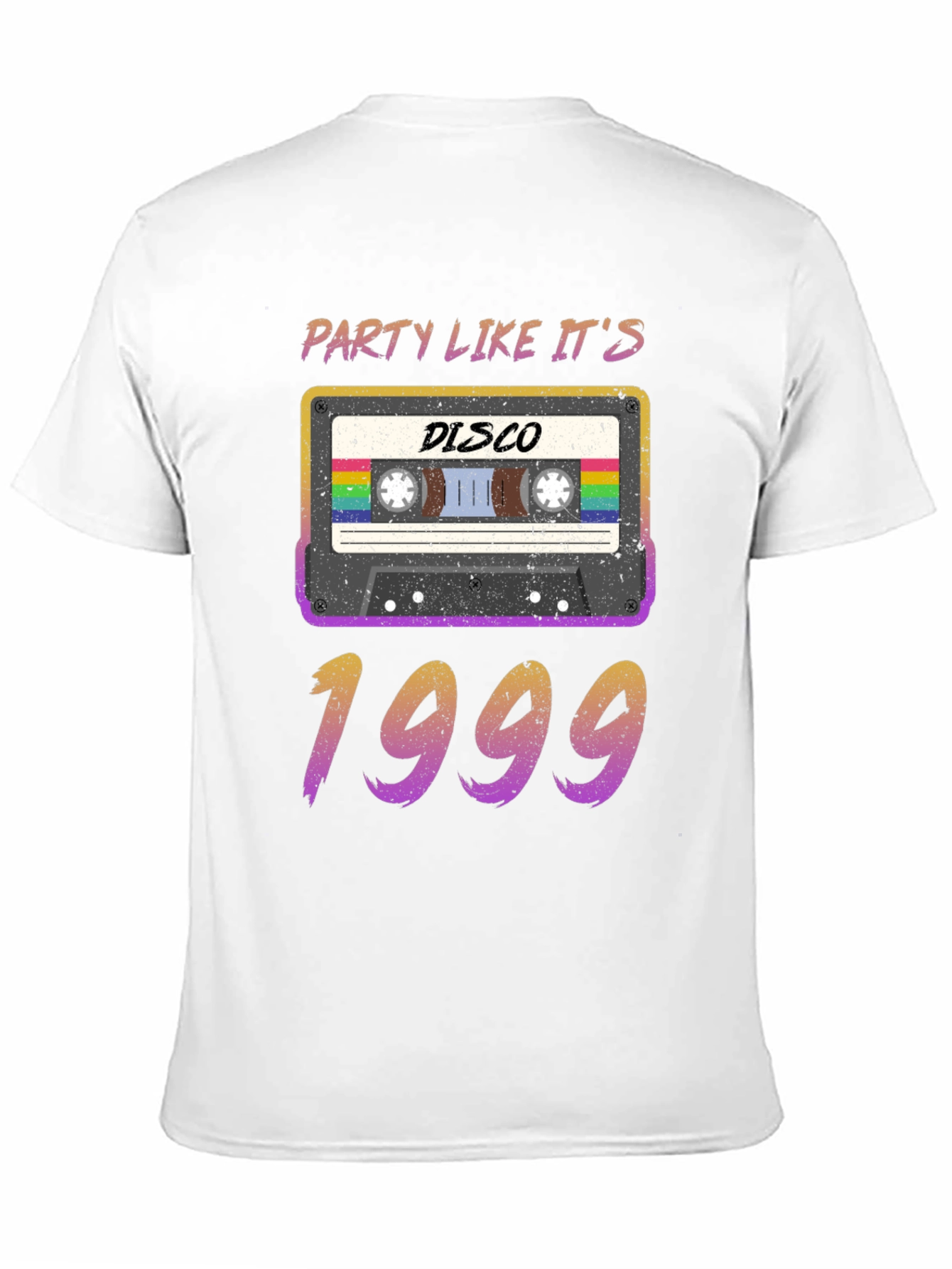 Party Like Its 1999 Disco Cassette Tape Graphic T-Shirt