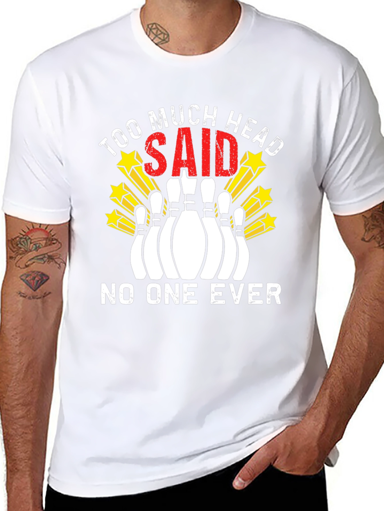 Too Much Head Bowling T-Shirt