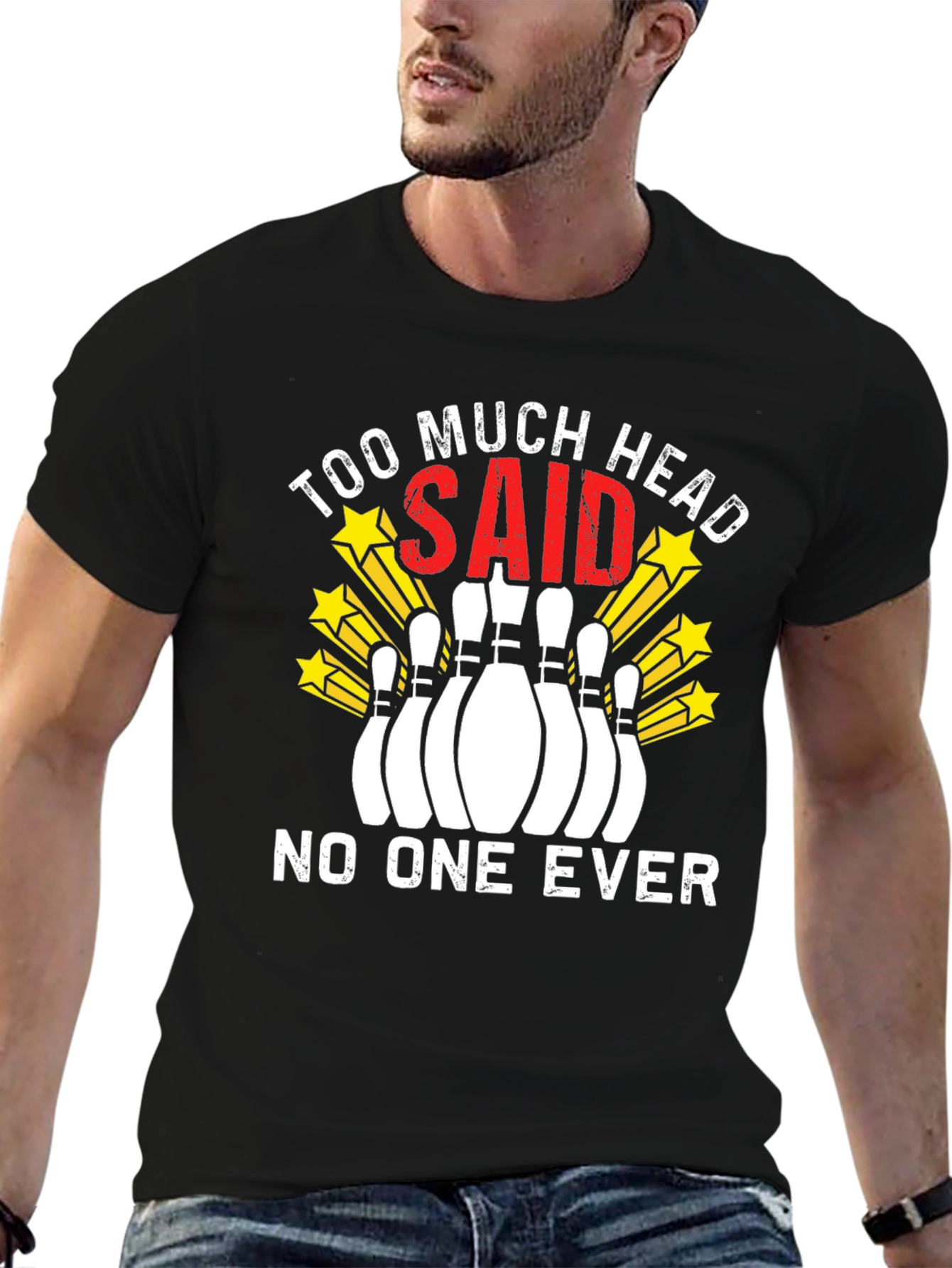 Too Much Head Bowling T-Shirt