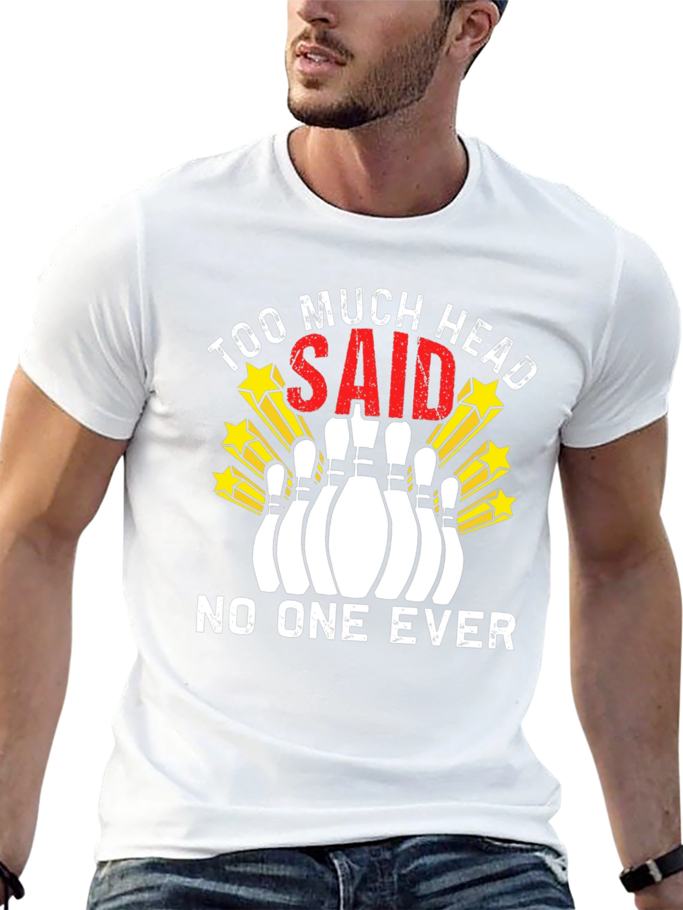 Too Much Head Bowling T-Shirt