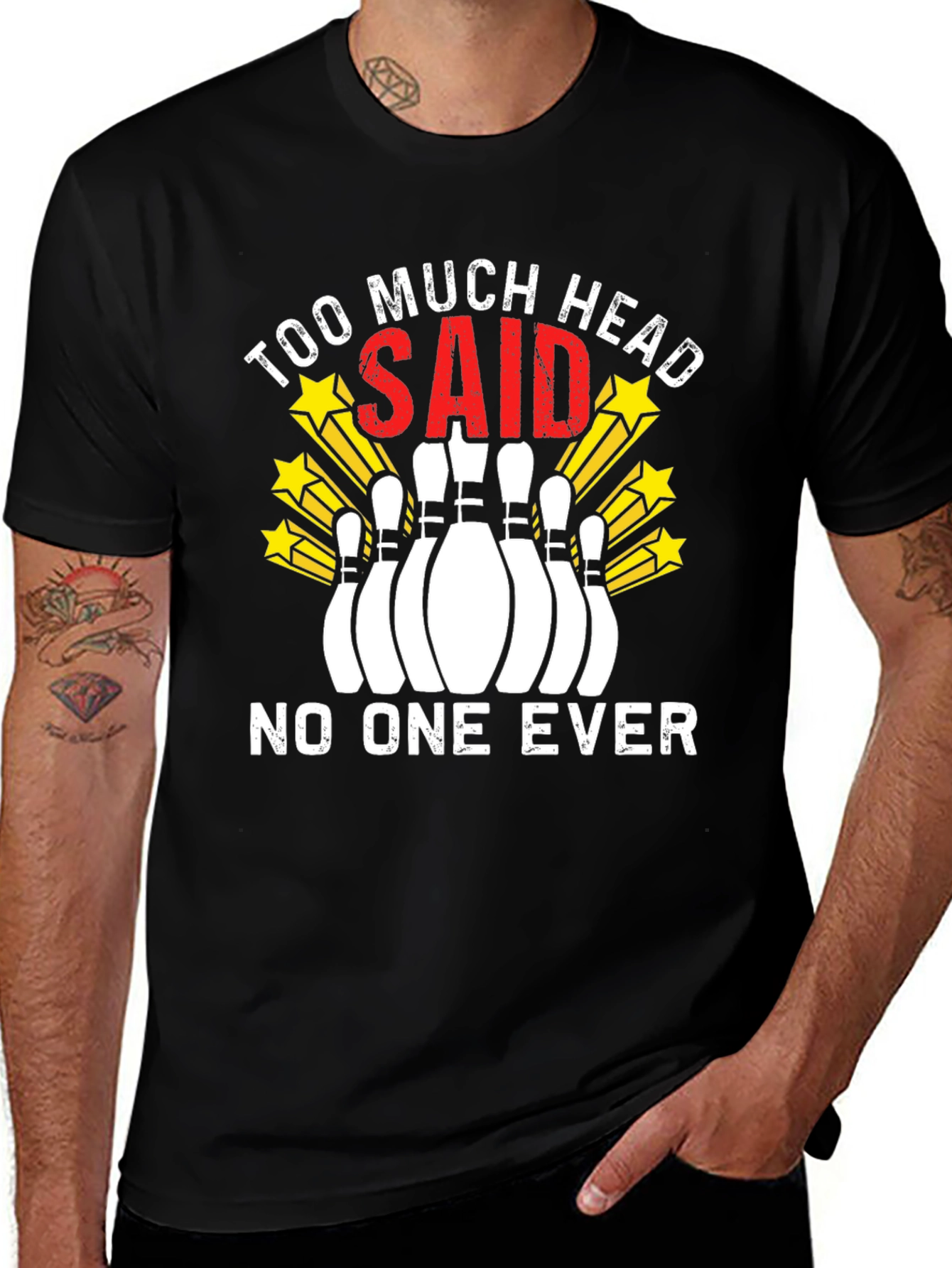 Too Much Head Bowling T-Shirt