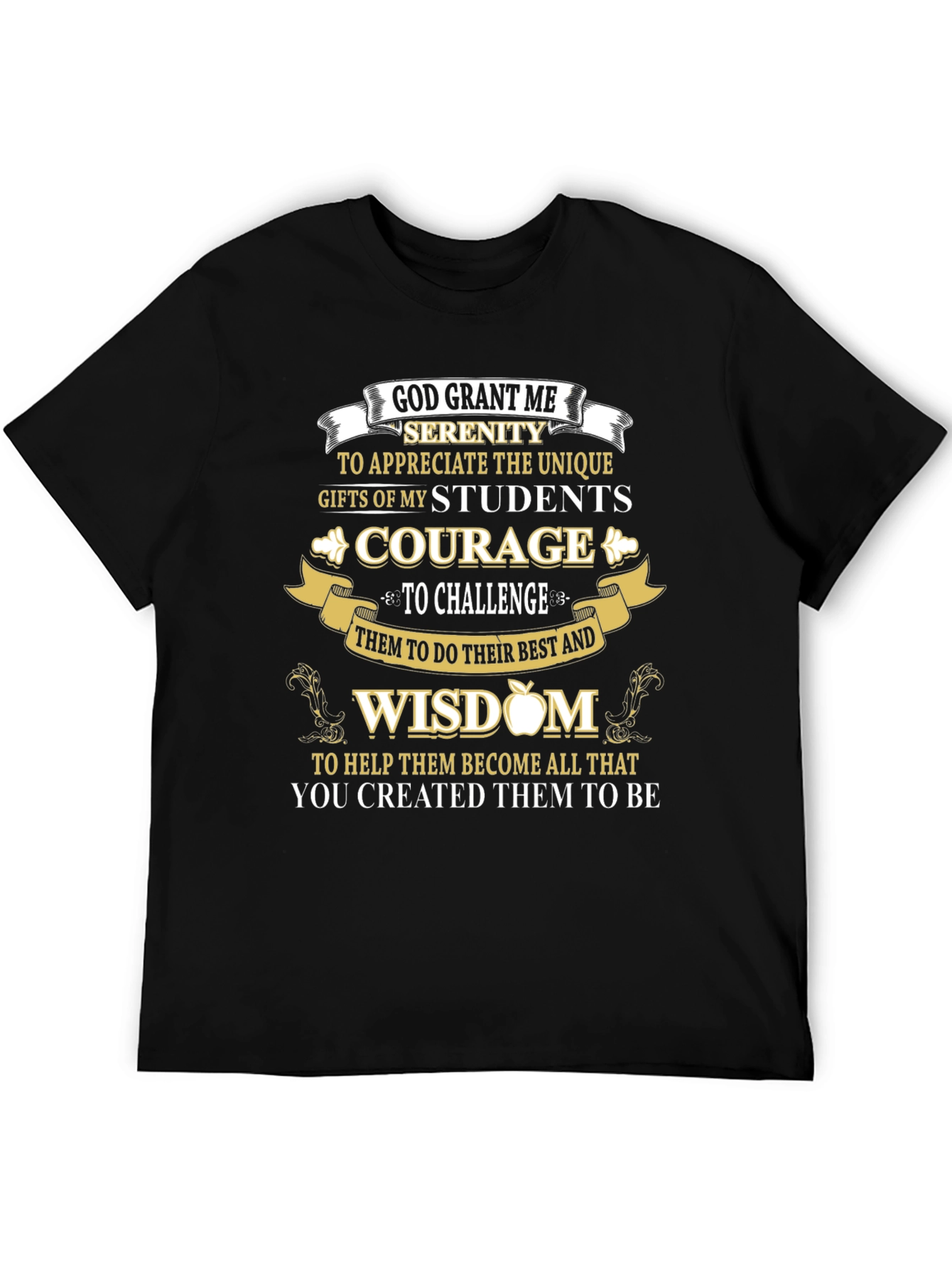 God Grant Me Serenity T-Shirt - Teacher Appreciation