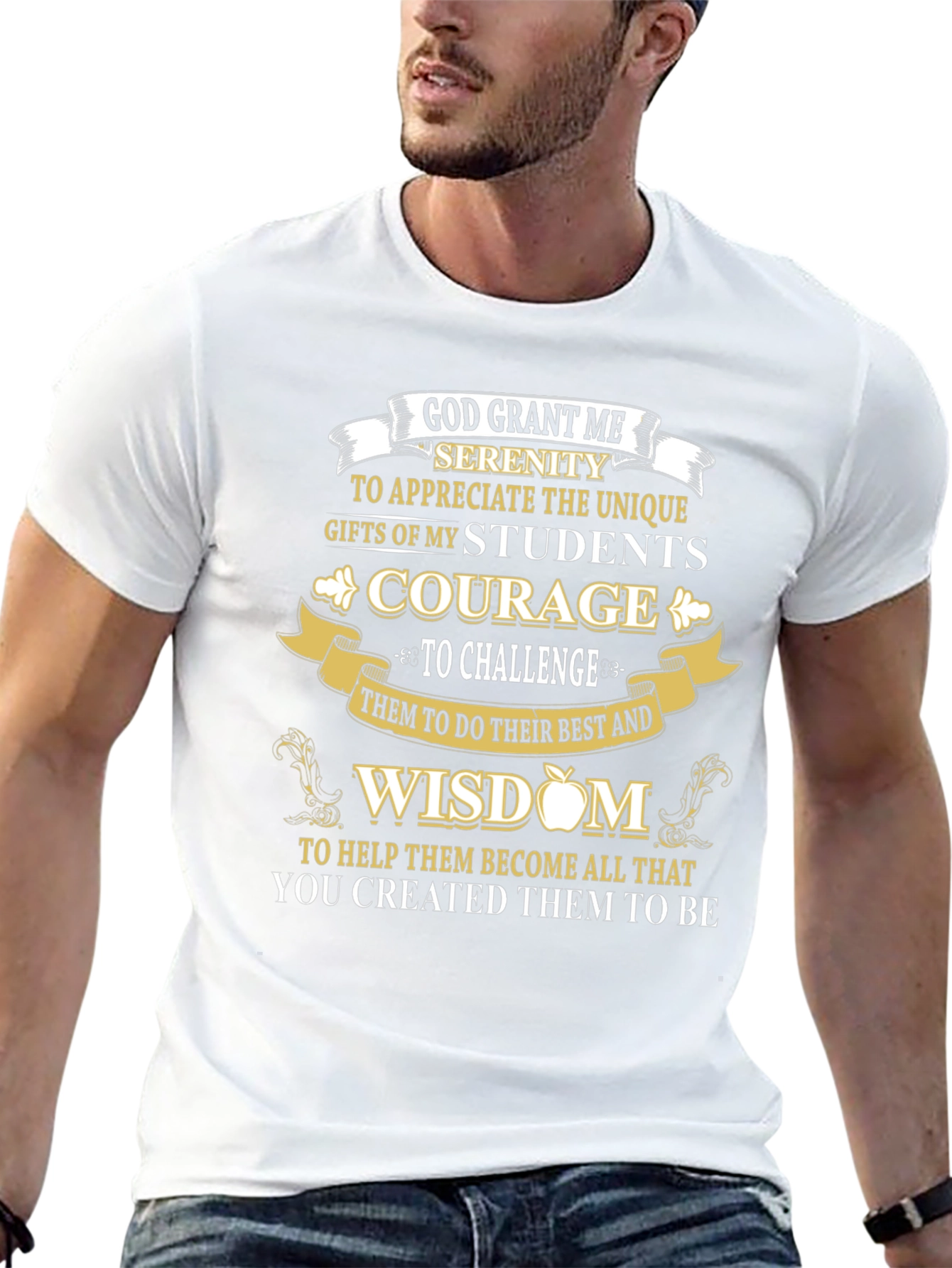 God Grant Me Serenity T-Shirt - Teacher Appreciation