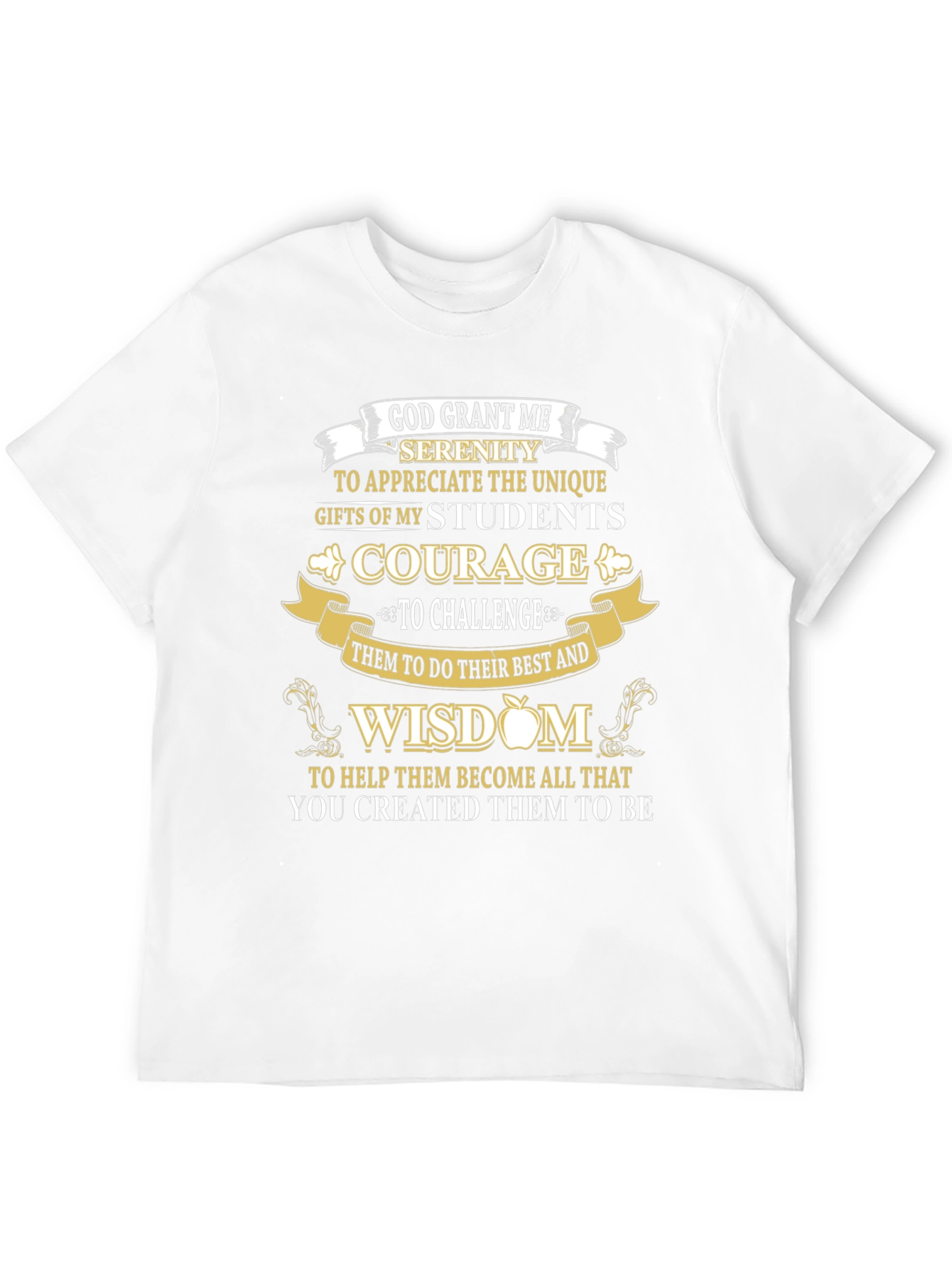 God Grant Me Serenity T-Shirt - Teacher Appreciation