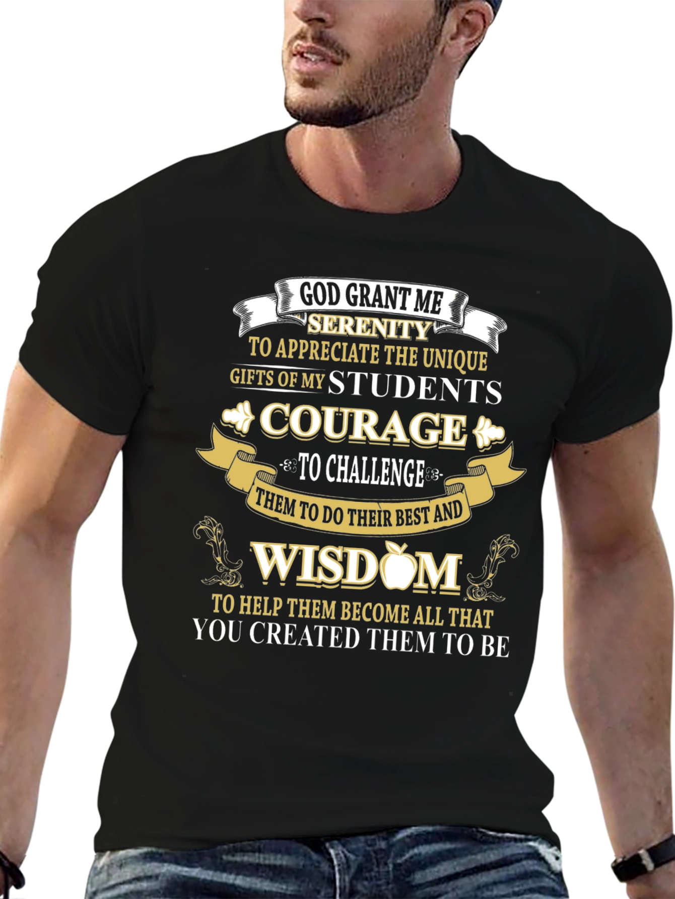God Grant Me Serenity T-Shirt - Teacher Appreciation