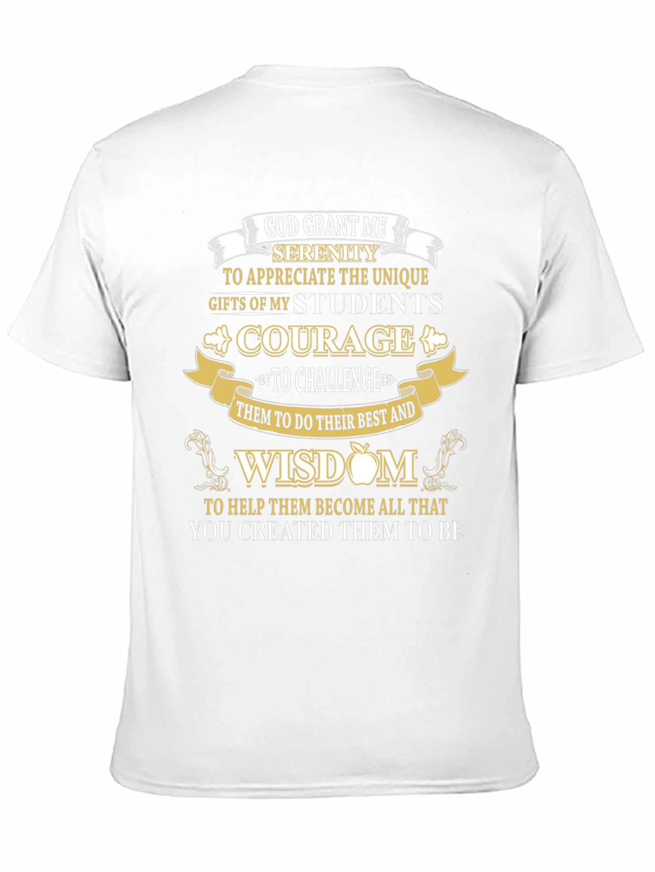 God Grant Me Serenity T-Shirt - Teacher Appreciation