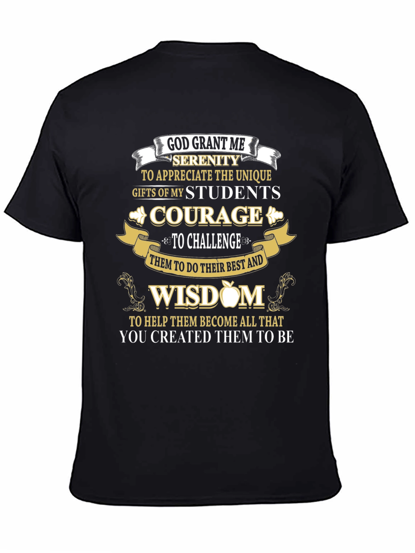 God Grant Me Serenity T-Shirt - Teacher Appreciation